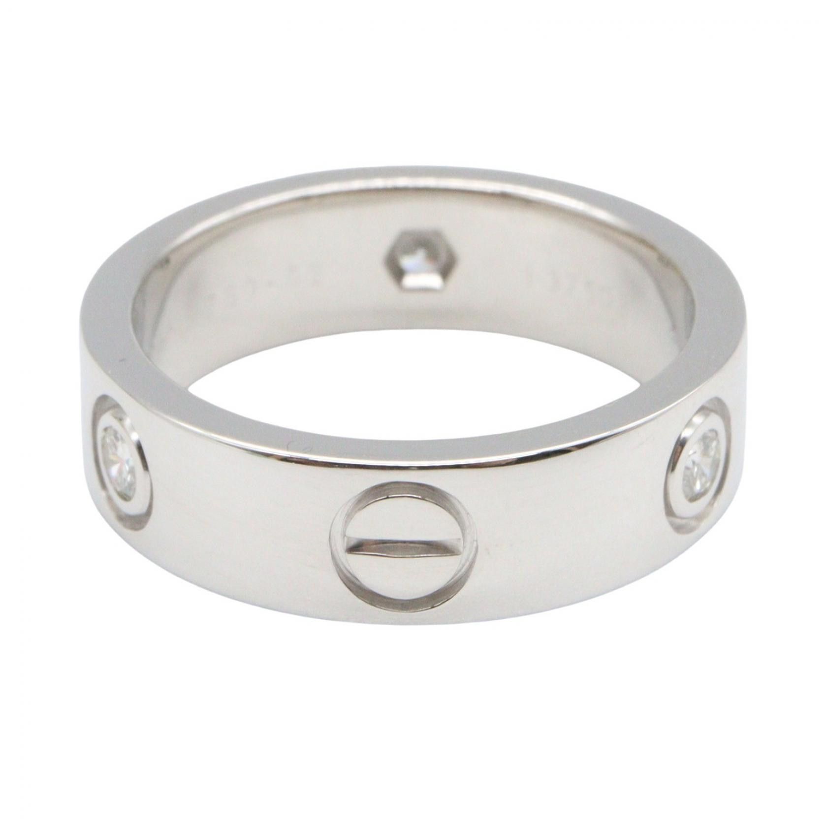 Cartier Cartier Cartier Love Au750 Diamond Ring Size 12 Precious Metal Ring DUTY FREE for USA Size ONE SIZE - 3 Thumbnail