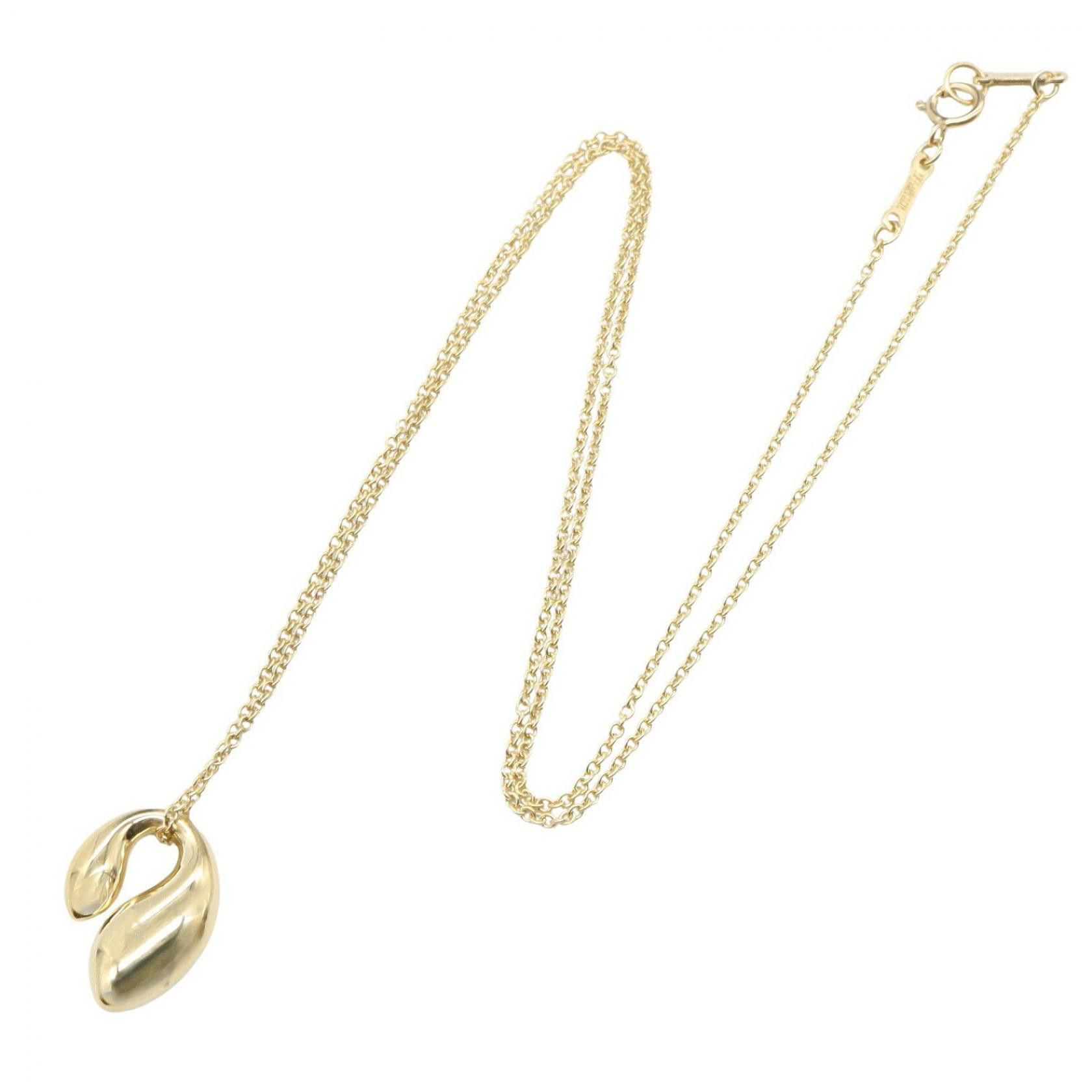 Tiffany & Co. Tiffany & Co. Tiffany & Co Double Teardrop Au750 Necklace Precious Metal Necklace DUTY FREE for USA Size ONE SIZE - 2 Thumbnail
