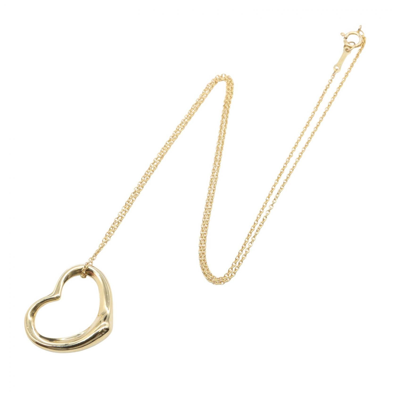 Tiffany & Co. Tiffany & Co. Tiffany & Co. Open Heart Au750 Necklace Precious Metal Necklace DUTY FREE for USA Size ONE SIZE - 2 Thumbnail