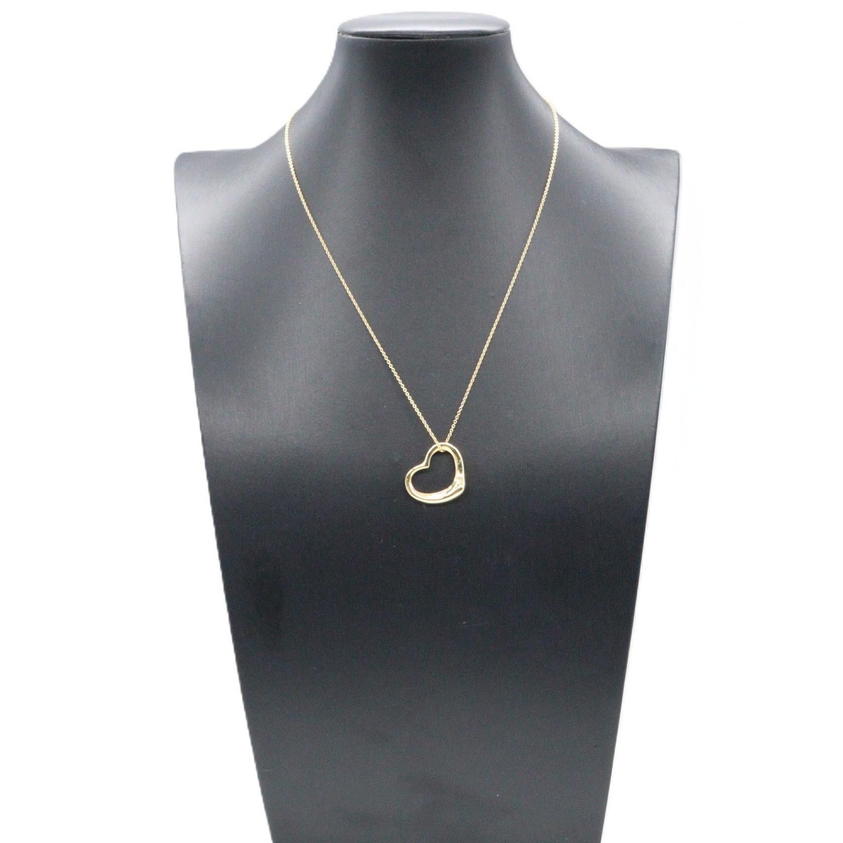 Tiffany & Co. Tiffany & Co. Tiffany & Co. Open Heart Au750 Necklace Precious Metal Necklace DUTY FREE for USA Size ONE SIZE - 5 Thumbnail