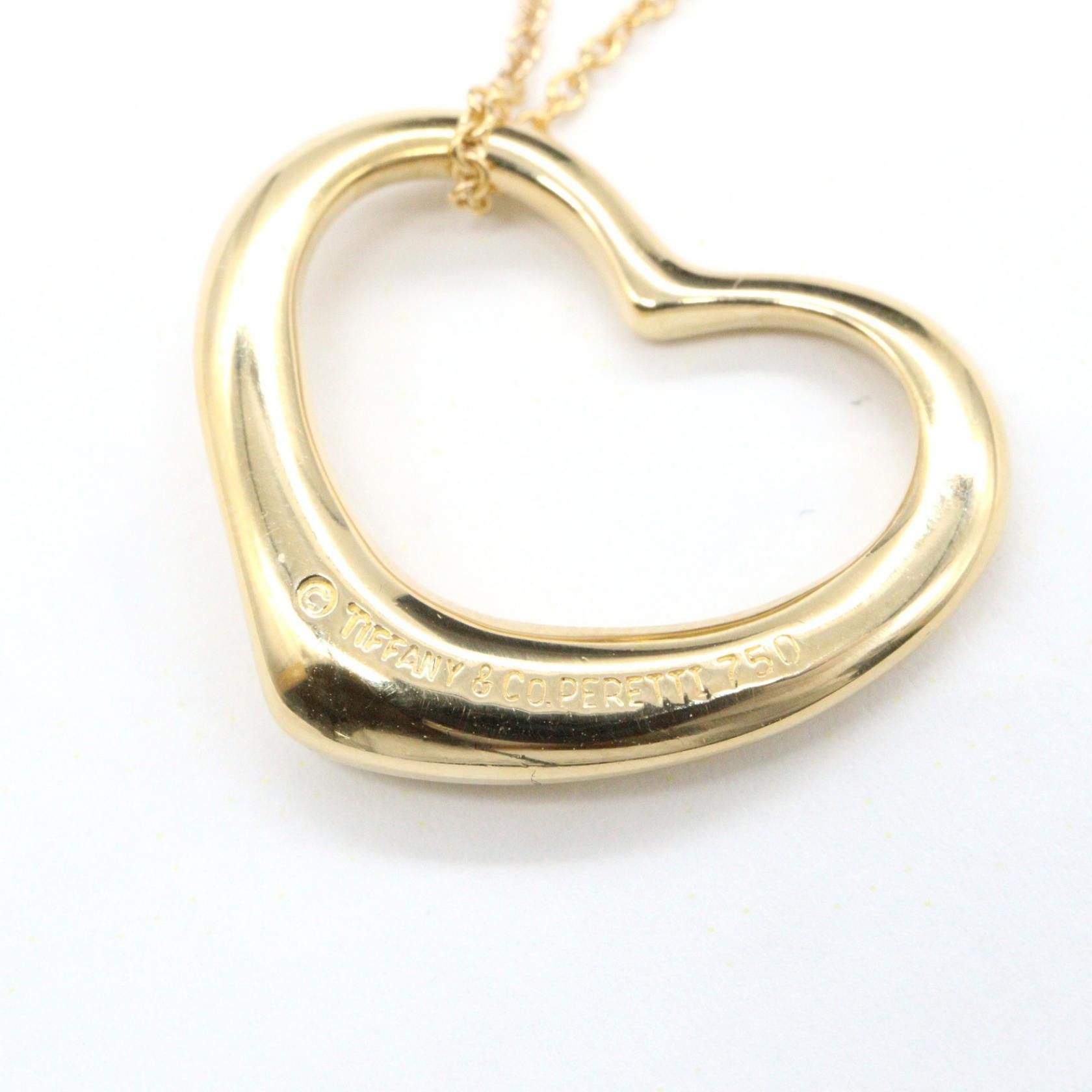 Tiffany & Co. Tiffany & Co. Tiffany & Co. Open Heart Au750 Necklace Precious Metal Necklace DUTY FREE for USA Size ONE SIZE - 4 Thumbnail