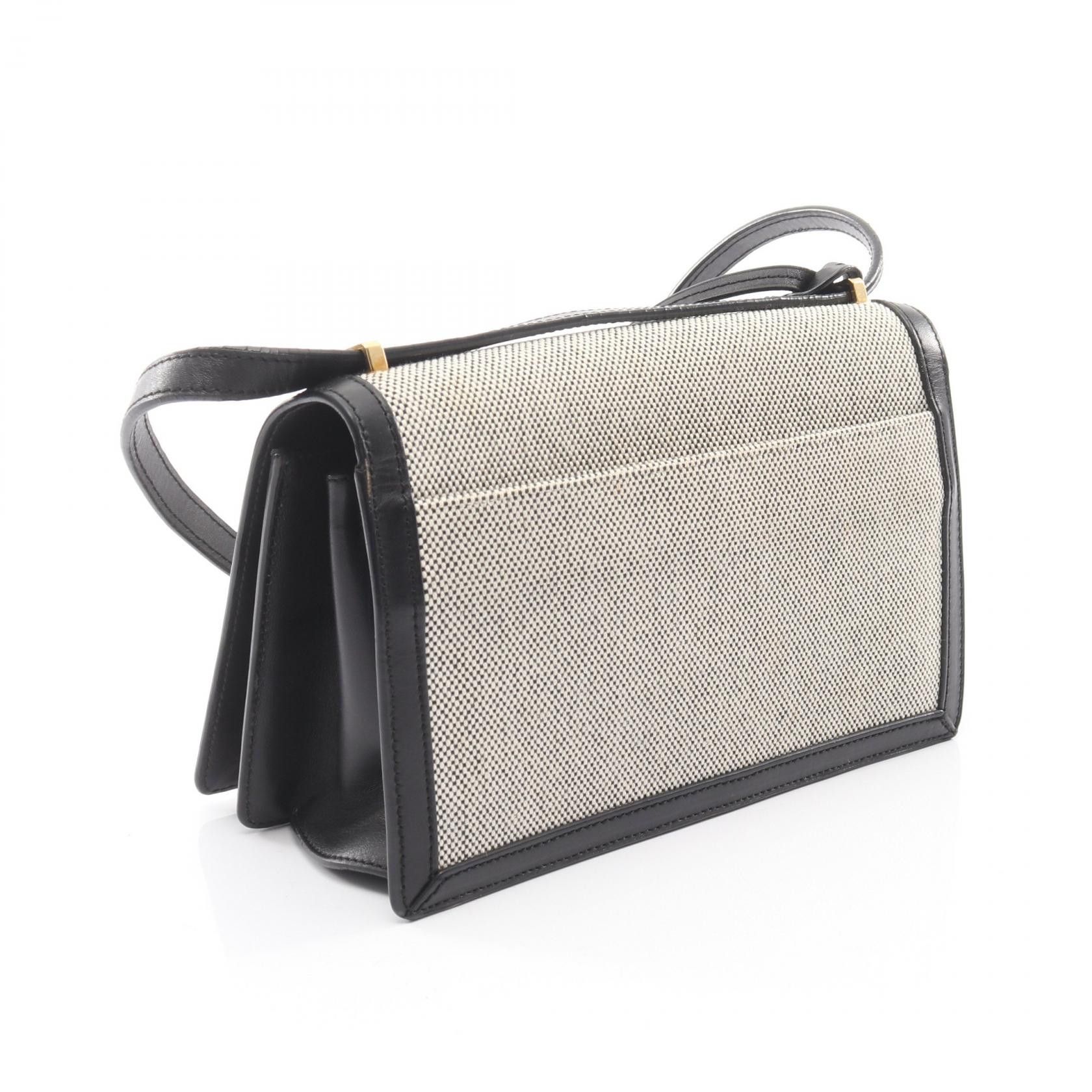 Loewe Loewe Loewe Barcelona Canvas Leather Shoulder Bag Textile Shoulder Bag DUTY FREE for USA Size ONE SIZE - 2 Thumbnail