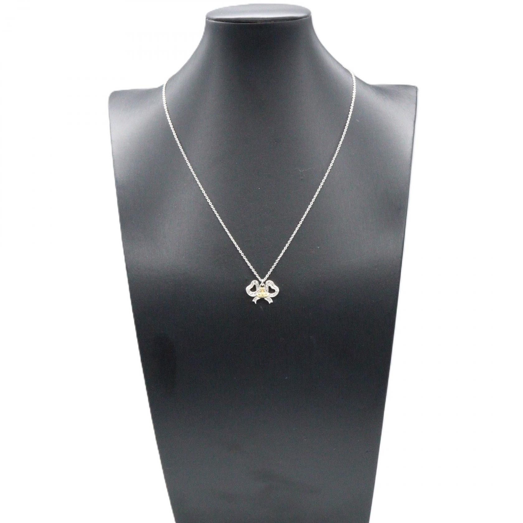 Vivienne Westwood Vivienne Westwood Vivienne Westwood Rigoberta Orb Necklace Metal Necklace 630203H3/02P580 DUTY FREE for USA Size ONE SIZE - 5 Thumbnail