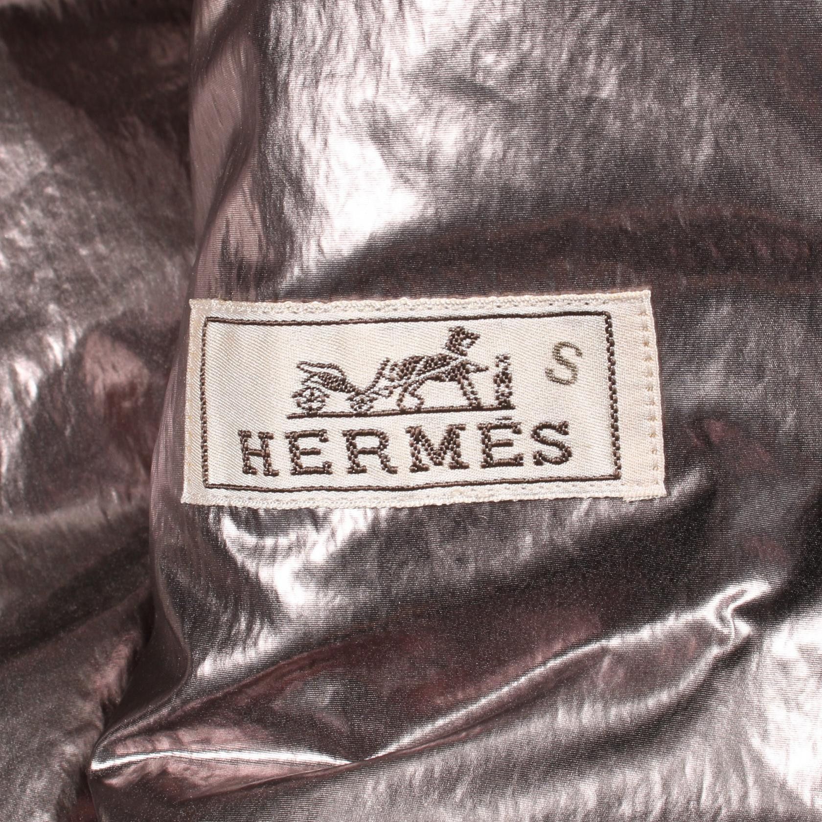 Hermes Hermes Hermes Serie Button Nylon Polyester Down Jacket Textile Outerwear DUTY FREE for USA Size ONE SIZE - 3 Thumbnail
