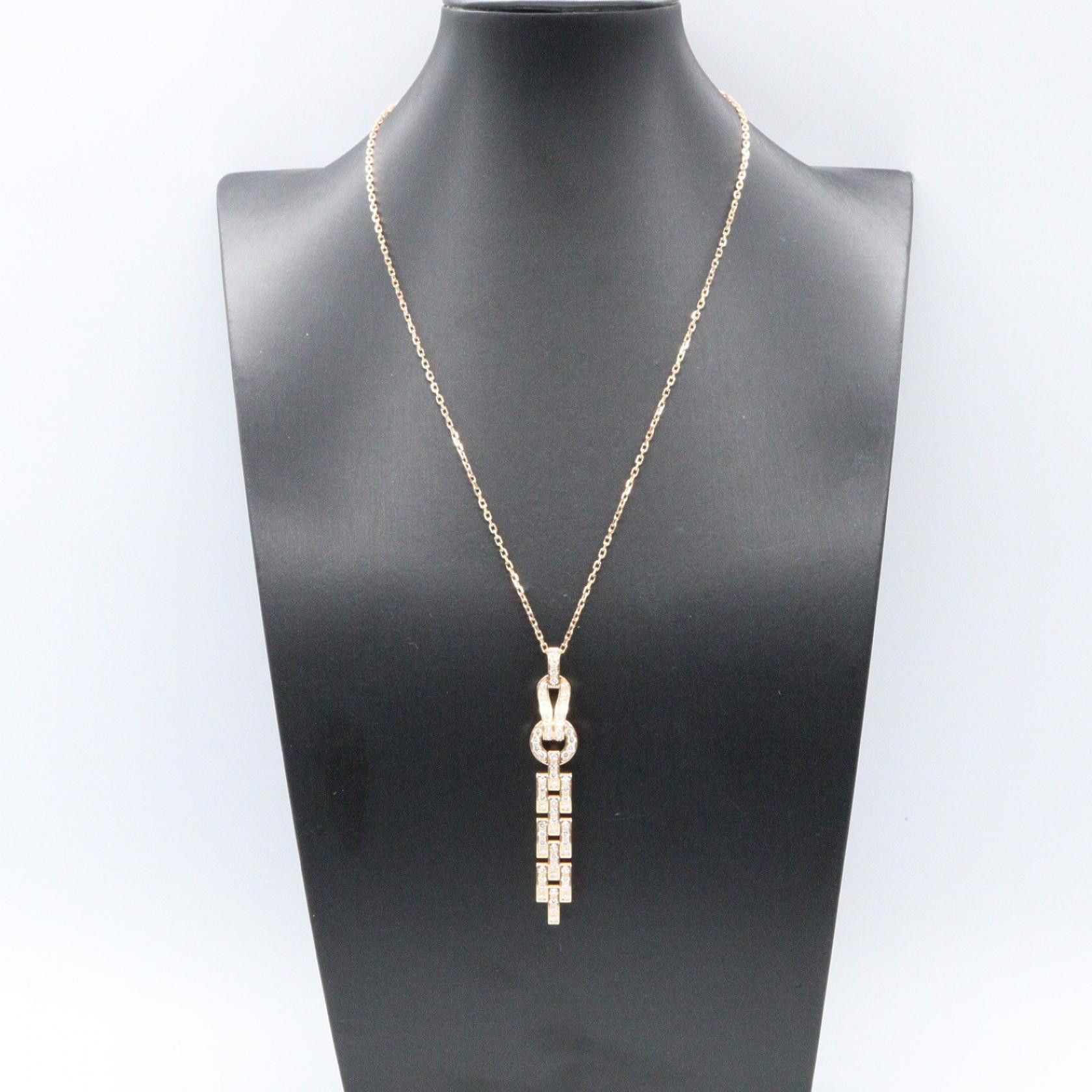 Cartier Cartier Cartier Agrafe Au750 Diamond Necklace Precious Metal Necklace DUTY FREE for USA Size ONE SIZE - 6 Thumbnail