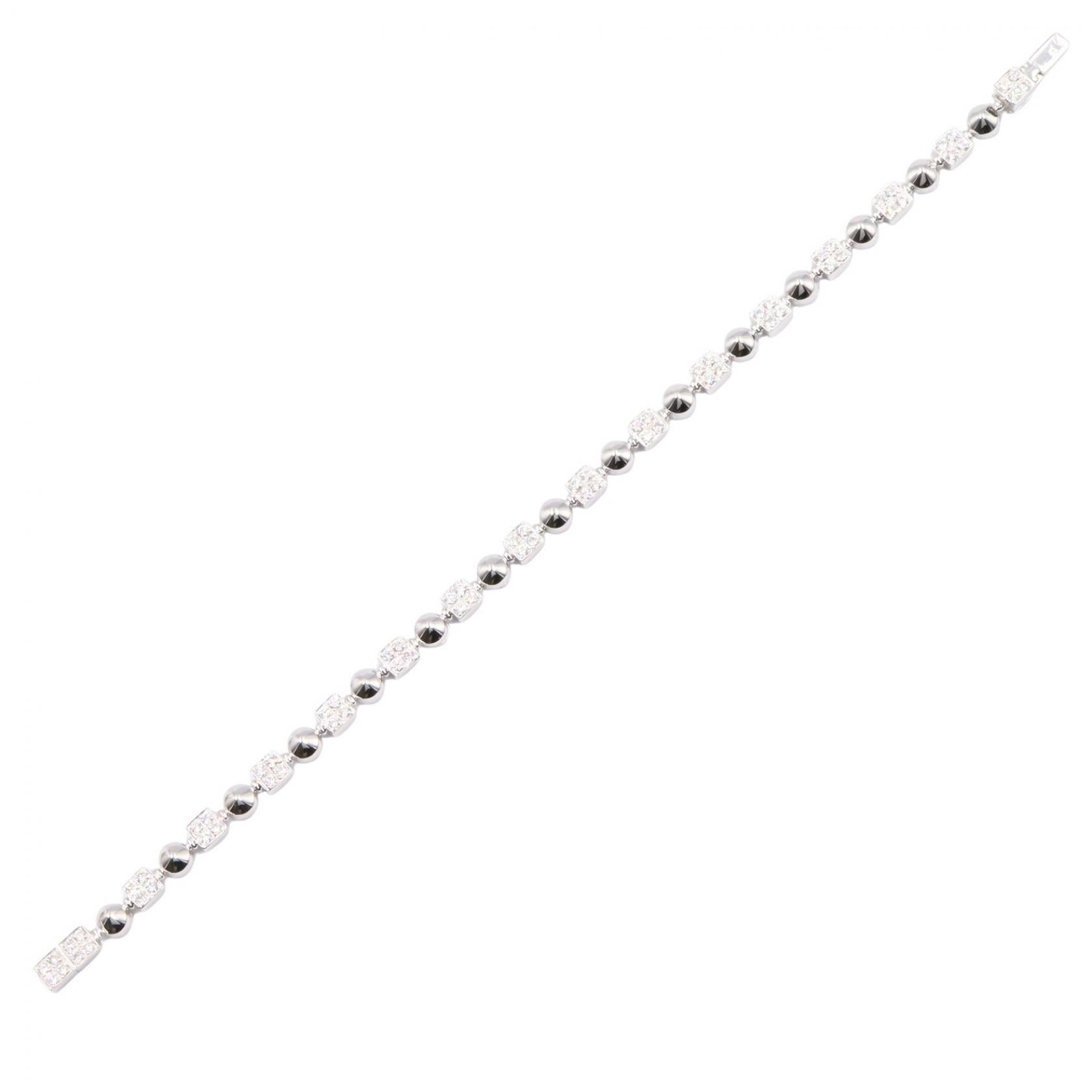 Bvlgari Bvlgari Bvlgari Lucia Au750 Diamond Bracelet Size 17 Precious Metal Bracelet DUTY FREE for USA Size ONE SIZE - 3 Thumbnail