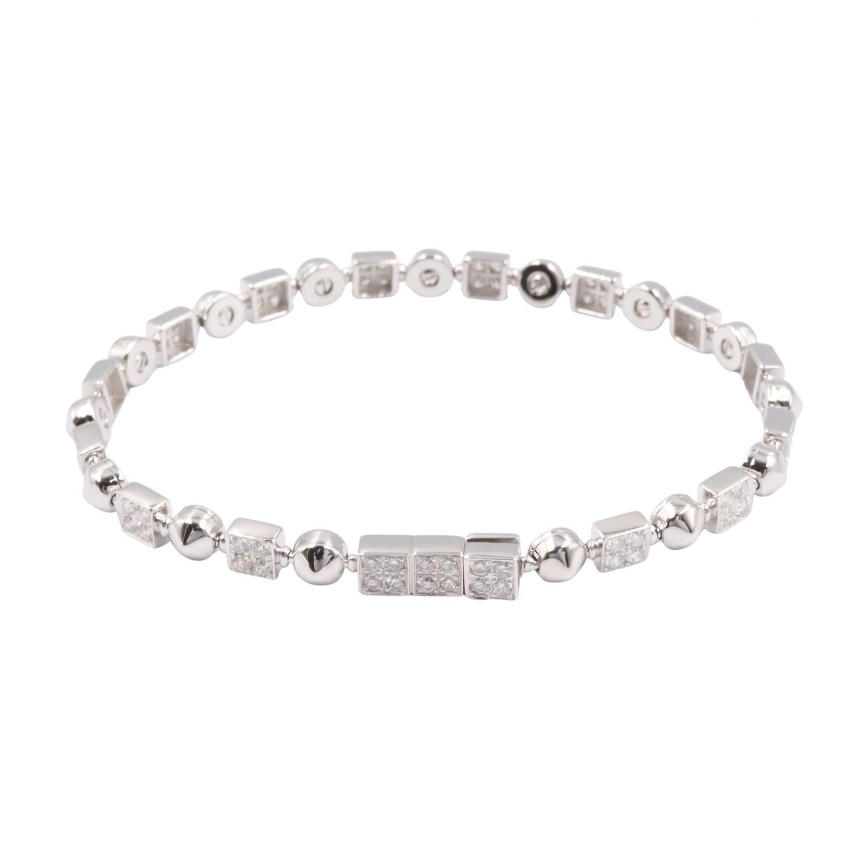 Bvlgari Bvlgari Bvlgari Lucia Au750 Diamond Bracelet Size 17 Precious Metal Bracelet DUTY FREE for USA Size ONE SIZE - 2 Thumbnail
