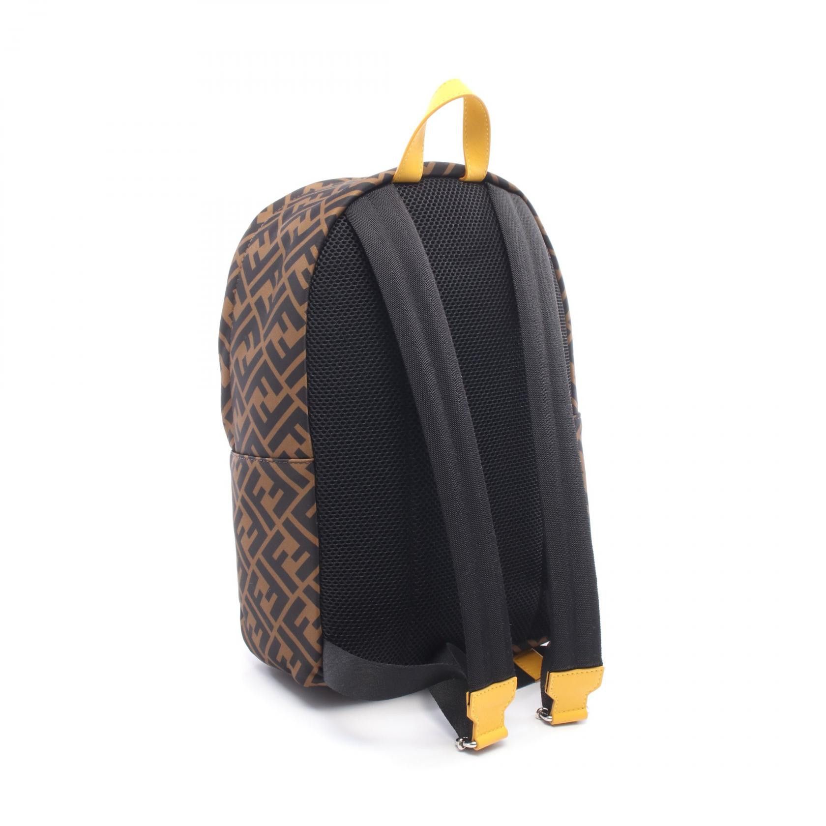 Fendi Fendi Fendi Zucca Nylon Leather Backpack Textile Backpack 8BZ040 DUTY FREE for USA Size ONE SIZE - 2 Thumbnail