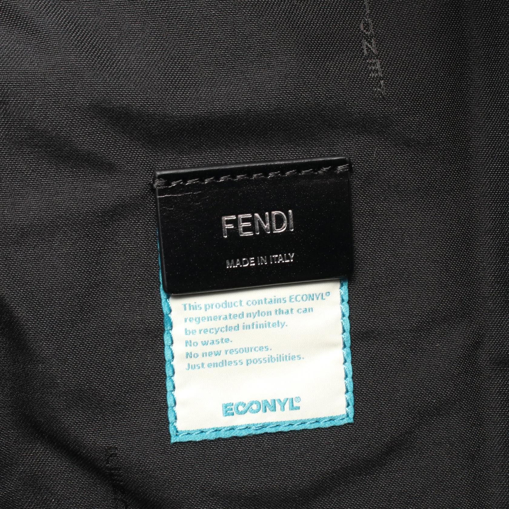 Fendi Fendi Fendi Zucca Nylon Leather Backpack Textile Backpack 8BZ040 DUTY FREE for USA Size ONE SIZE - 4 Thumbnail