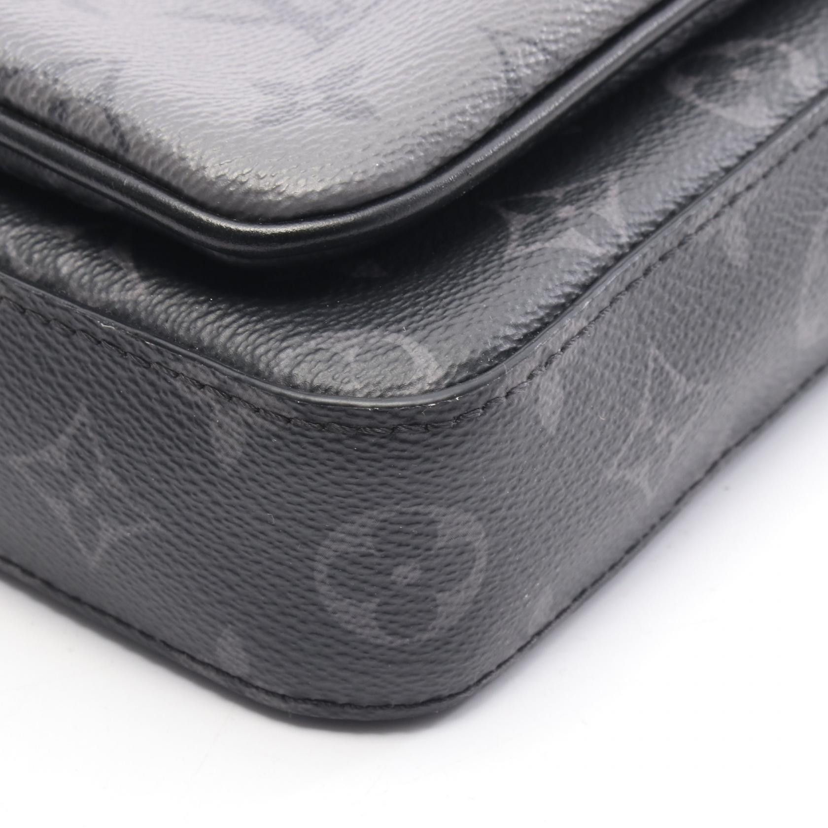 Louis Vuitton Louis Vuitton Louis Vuitton Trio Messenger Monogram Eclipse Reverse Shoulder Bag Textile Shoulder Bag M69443 DUTY FREE for USA Size ONE SIZE - 6 Thumbnail