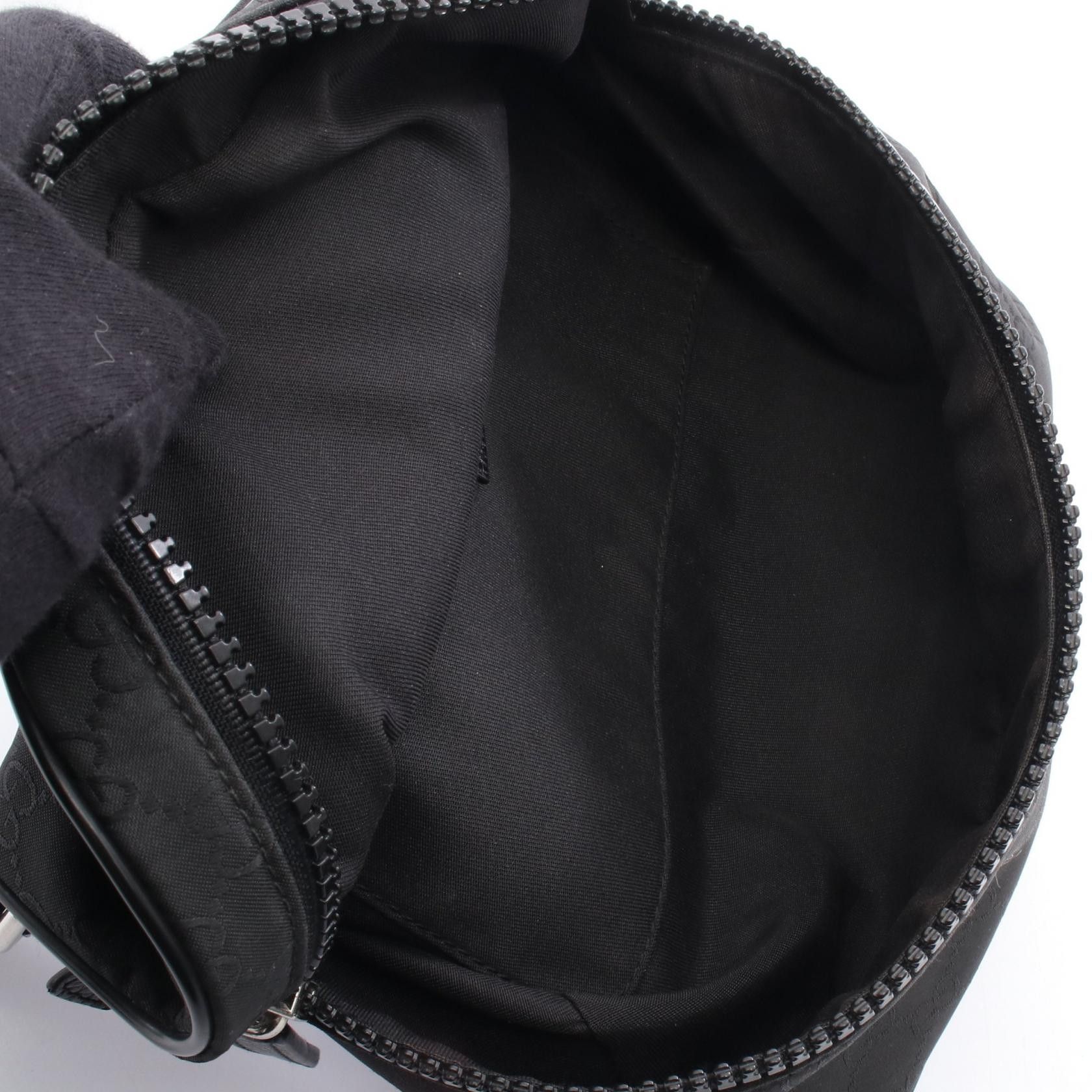 Gucci Gucci Gucci GG Pattern Nylon Leather Waist Bag Textile Belt Bag 449182 DUTY FREE for USA Size ONE SIZE - 3 Thumbnail