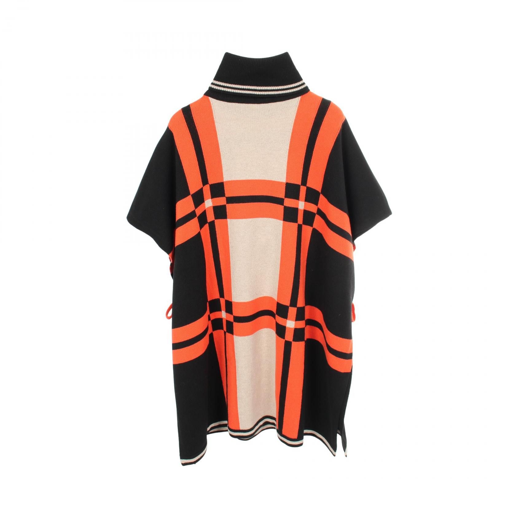 Hermes Hermes Hermes BRIDES de GALA Tartan Cashmere Poncho Textile Outerwear DUTY FREE for USA Size ONE SIZE - 2 Thumbnail