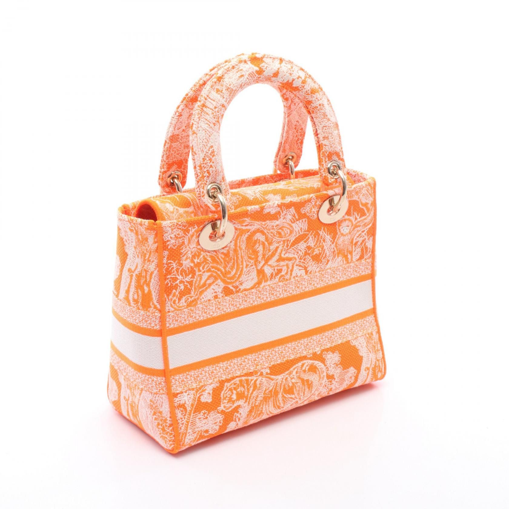Dior Dior Dior LADY D-LITE Canvas 2way Handbag Textile Handbag DUTY FREE for USA Size ONE SIZE - 2 Thumbnail