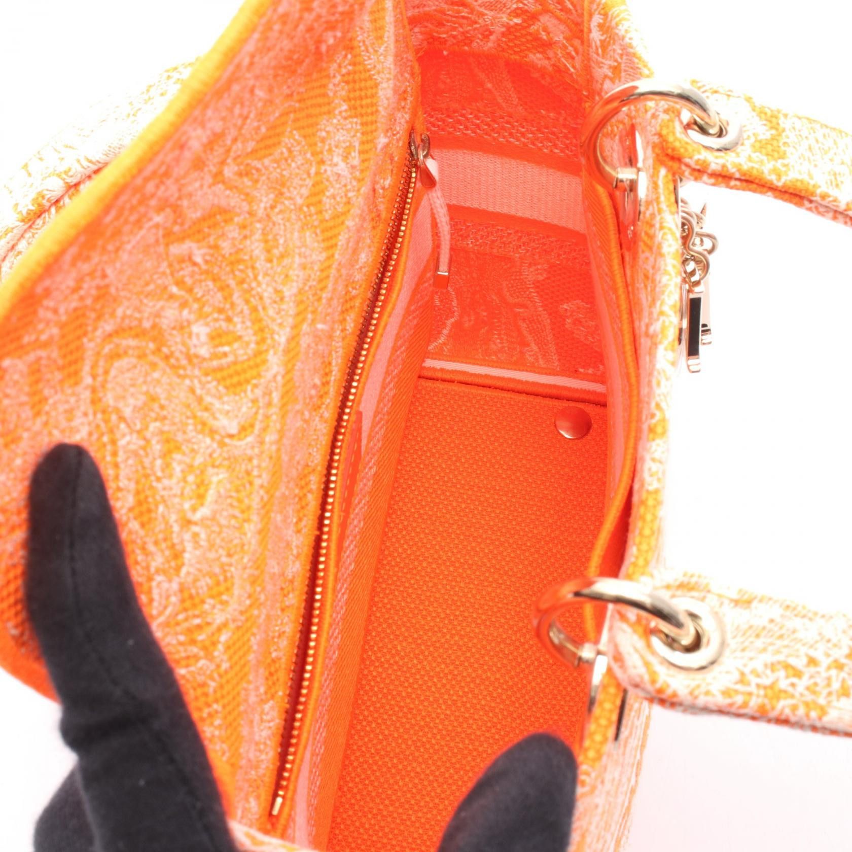 Dior Dior Dior LADY D-LITE Canvas 2way Handbag Textile Handbag DUTY FREE for USA Size ONE SIZE - 3 Thumbnail