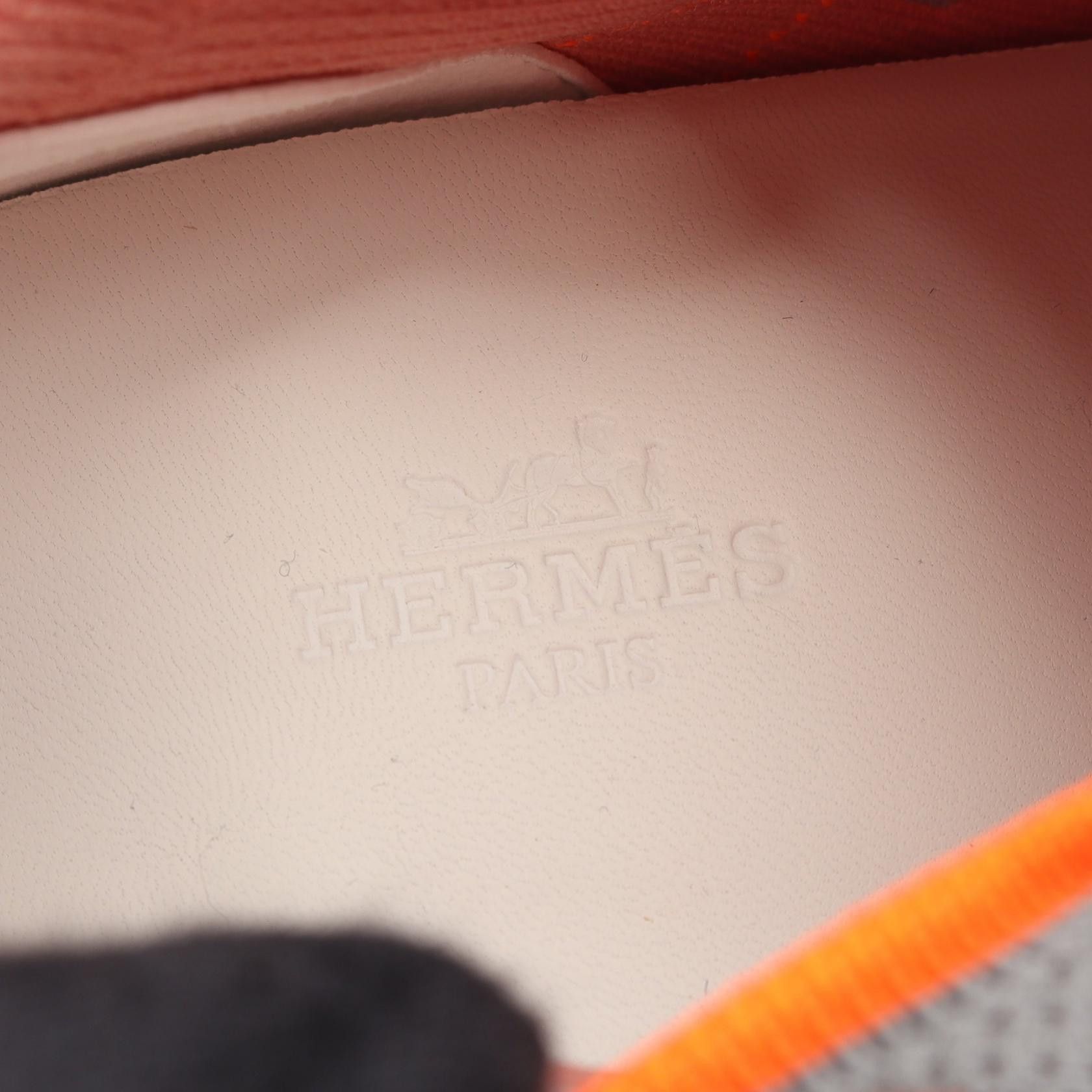 Hermes Hermes Hermes Eclair Fabric Sneakers Textile Shoes DUTY FREE for USA Size ONE SIZE - 5 Thumbnail