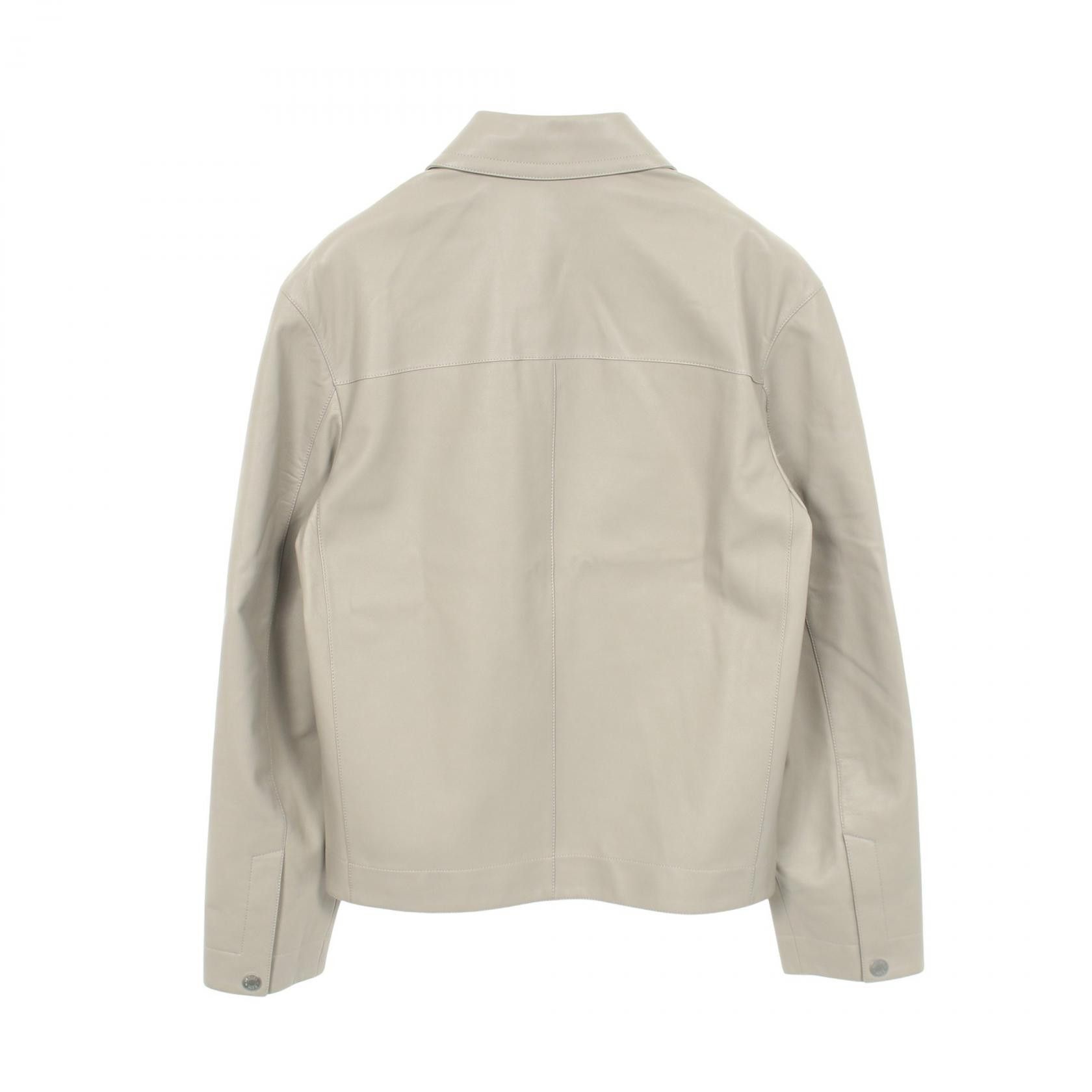 Hermes Hermes Hermes Serie Button Leather Jacket Leather Outerwear DUTY FREE for USA Size ONE SIZE - 2 Thumbnail