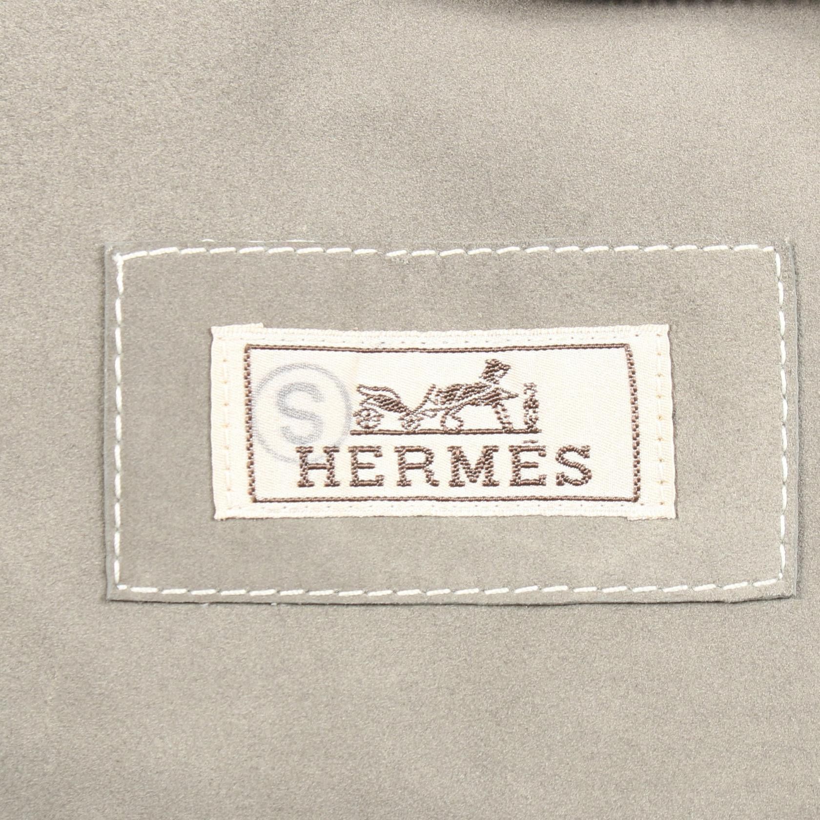 Hermes Hermes Hermes Serie Button Leather Jacket Leather Outerwear DUTY FREE for USA Size ONE SIZE - 3 Thumbnail