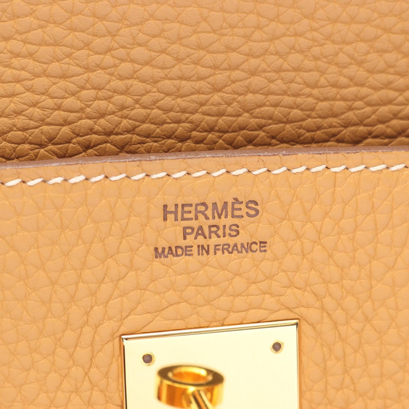 Hermes Hermes Hermes Birkin30 Calfskin Leather Handbag R DUTY FREE for USA Size ONE SIZE - 4 Thumbnail