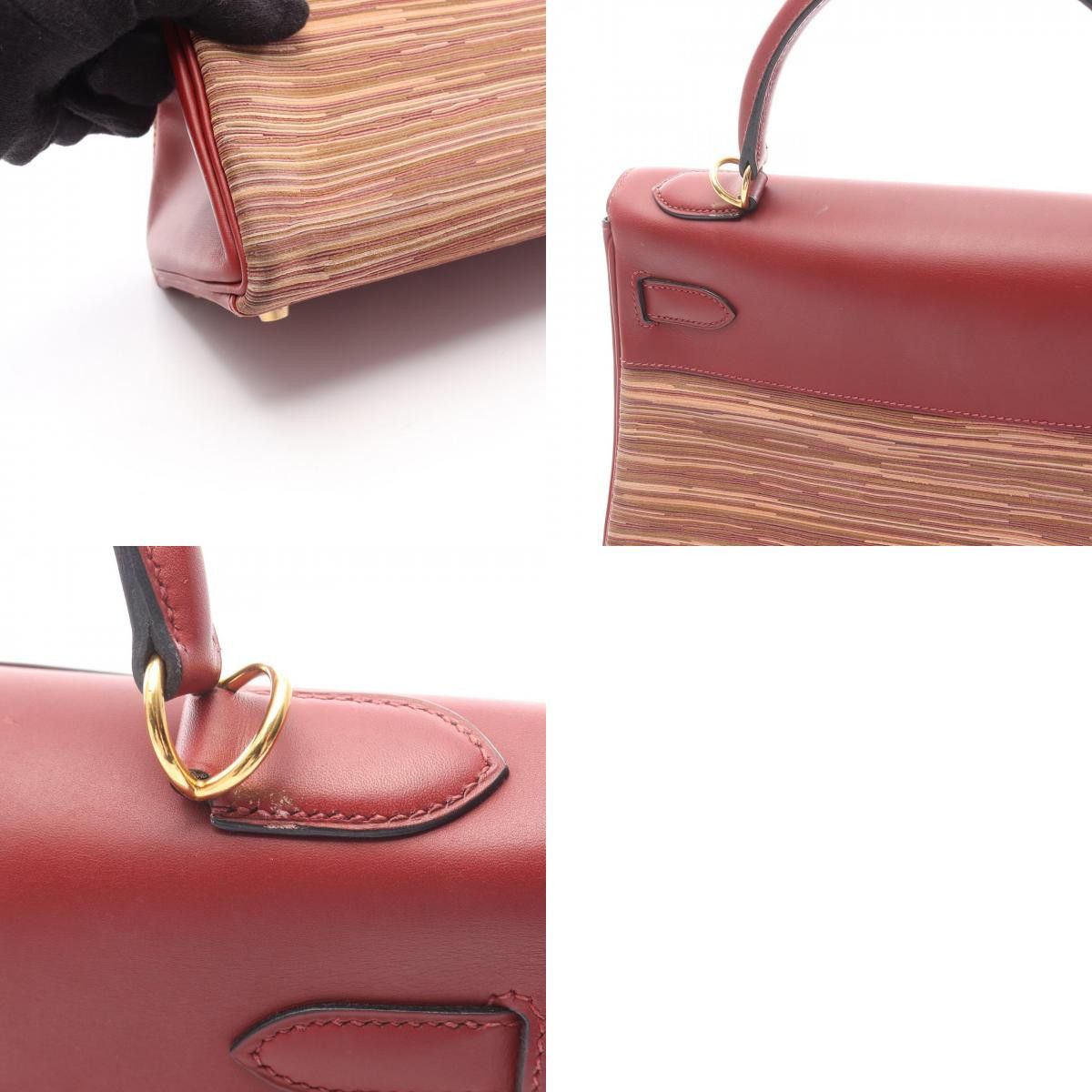 Hermes Hermes Hermes Kelly32 Leather Leather Handbag E DUTY FREE for USA Size ONE SIZE - 10 Thumbnail