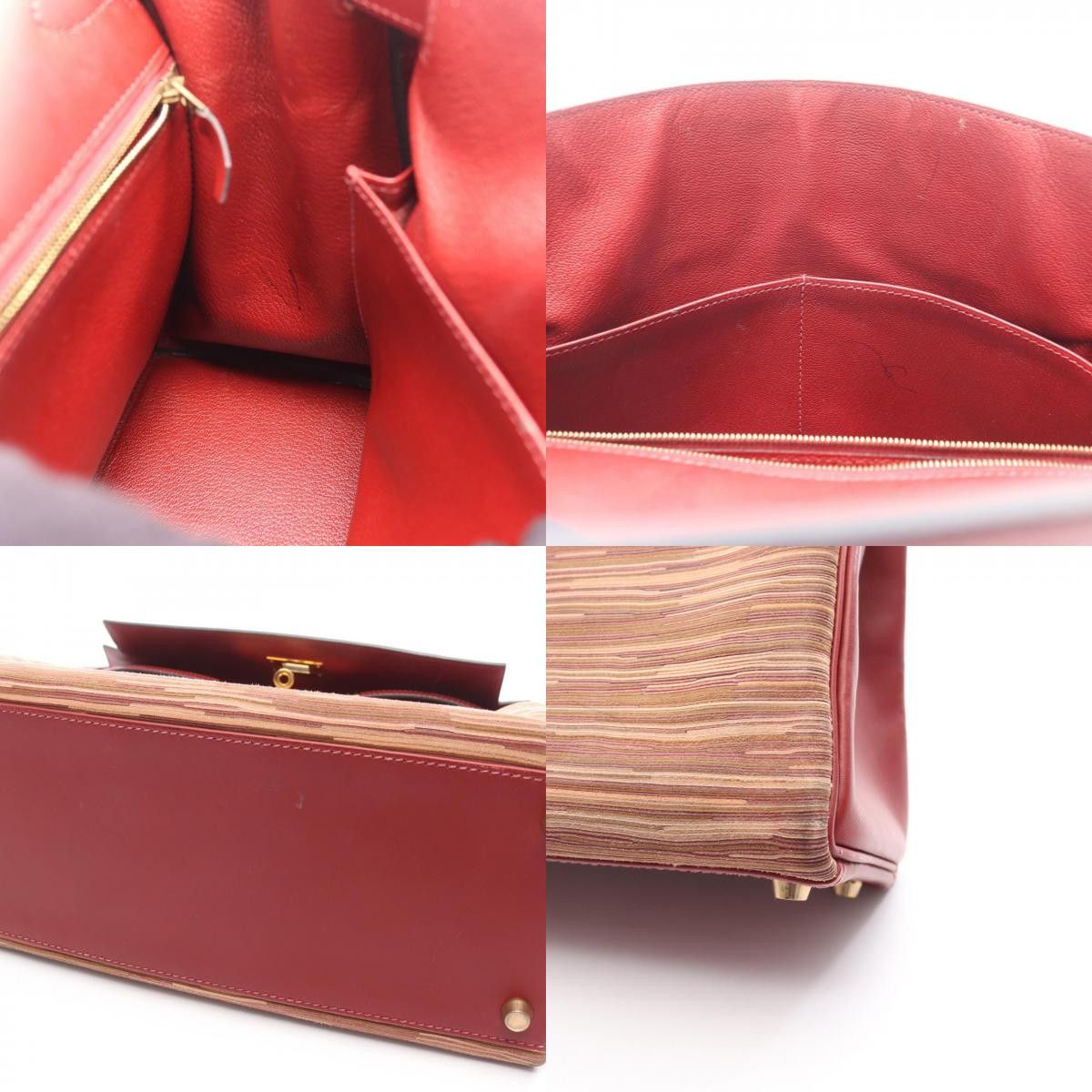 Hermes Hermes Hermes Kelly32 Leather Leather Handbag E DUTY FREE for USA Size ONE SIZE - 9 Thumbnail