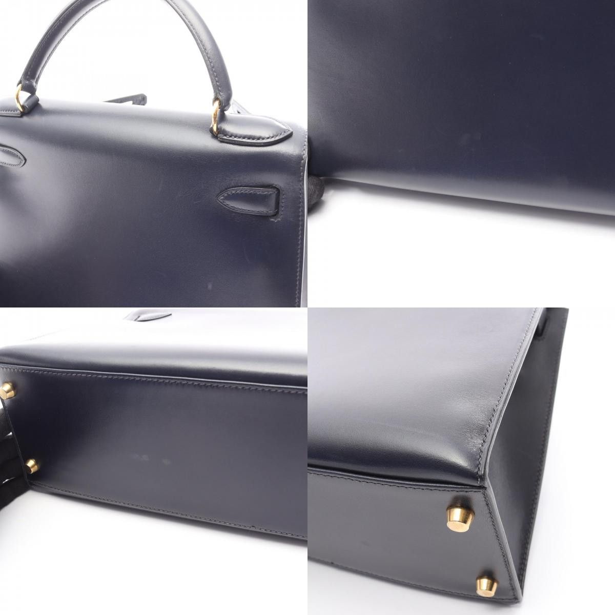 Hermes Hermes Hermes Kelly28 Boxcalf Leather Handbag Stamp B (1998) DUTY FREE for USA Size ONE SIZE - 10 Thumbnail