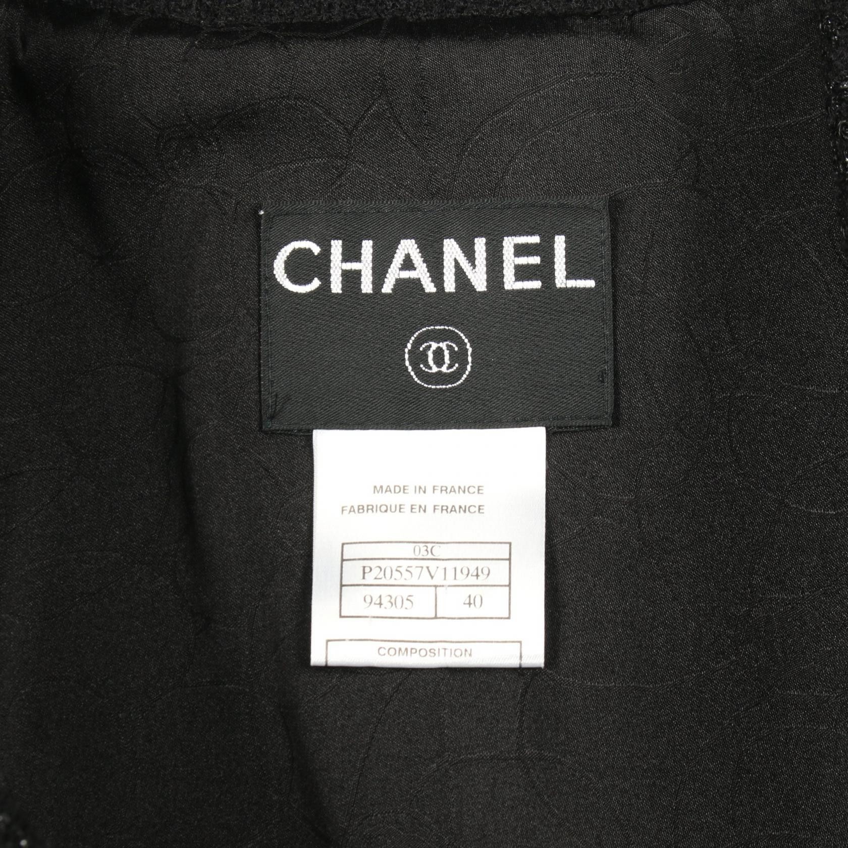 Chanel Chanel Chanel Camellia Wool Tailored Jacket Textile Outerwear DUTY FREE for USA Size ONE SIZE - 3 Thumbnail