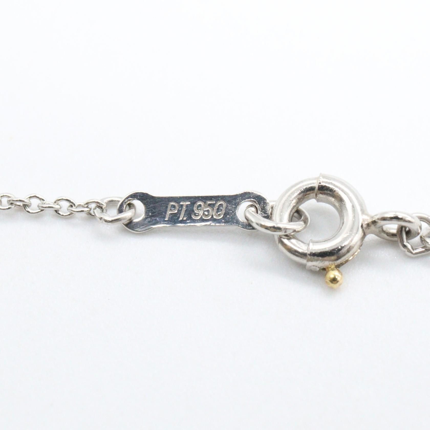 Tiffany & Co. Tiffany & Co. Tiffany＆Co. Bean Pt950 Diamond Necklace Precious Metal Necklace DUTY FREE for USA Size ONE SIZE - 4 Thumbnail