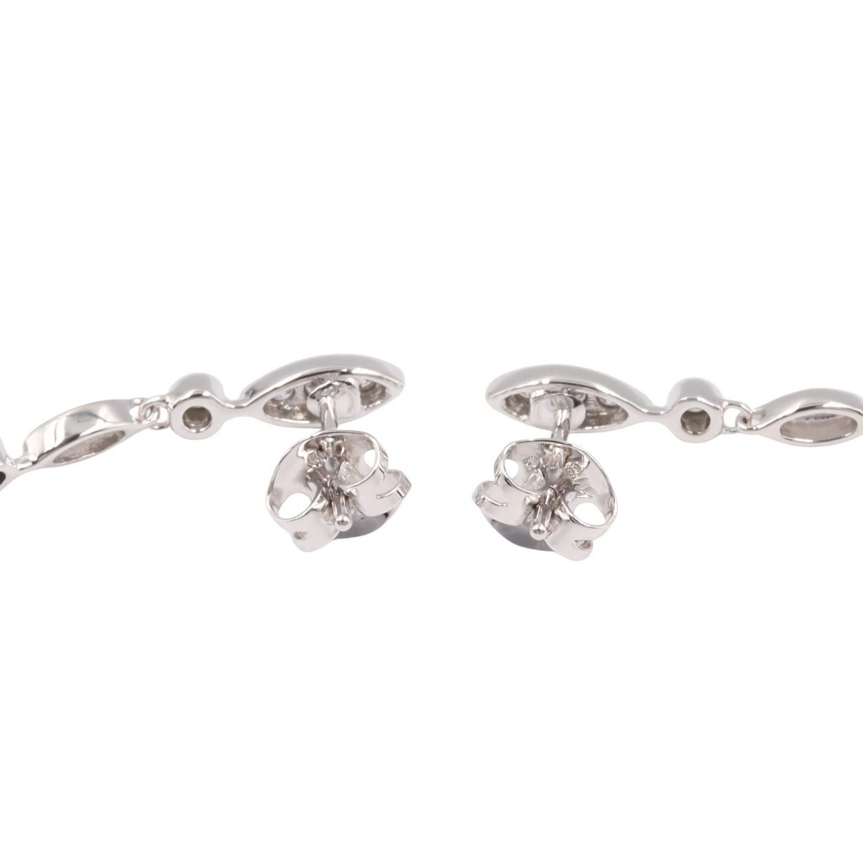 Other Tasaki TASAKI Mother of Pearl Diamond Au750 White Gold Earrings Precious Metal Earrings DUTY FREE for USA Size ONE SIZE - 2 Thumbnail