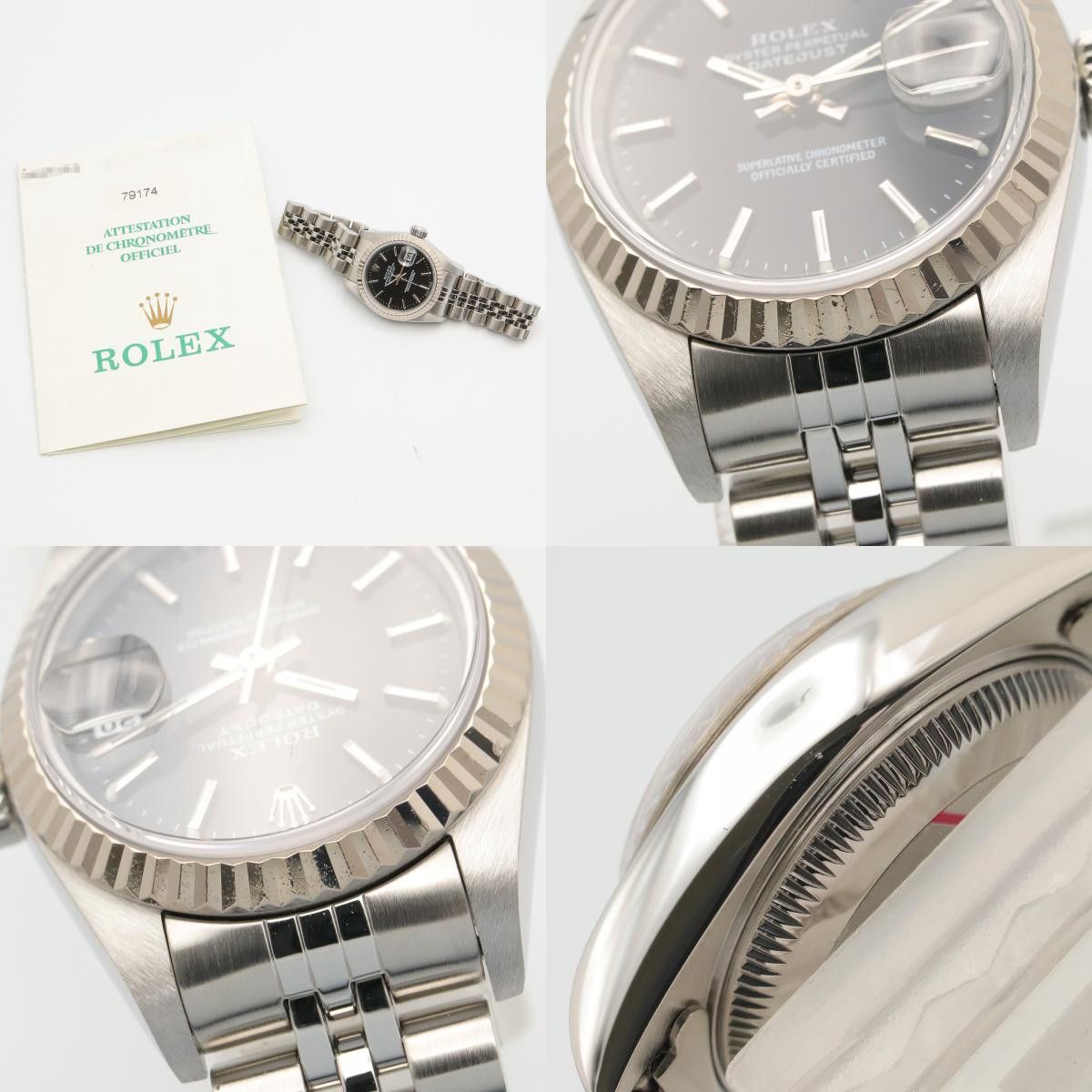 Rolex Rolex Rolex Datejust Au750 Stainless Steel Precious Metal Automatic 79174 DUTY FREE for USA Size ONE SIZE - 9 Thumbnail