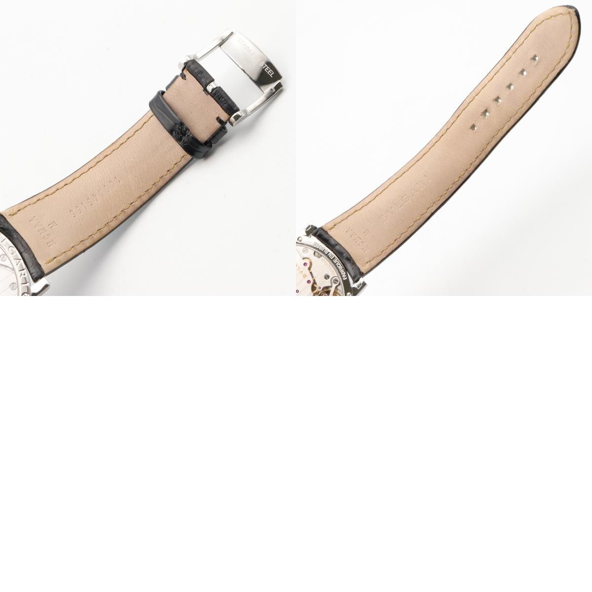 Bvlgari Bvlgari Bvlgari Bvlgari Roma Finissimo Stainless Steel Leather Mens Watch Metal Other BB41SXTRO DUTY FREE for USA Size ONE SIZE - 10 Thumbnail