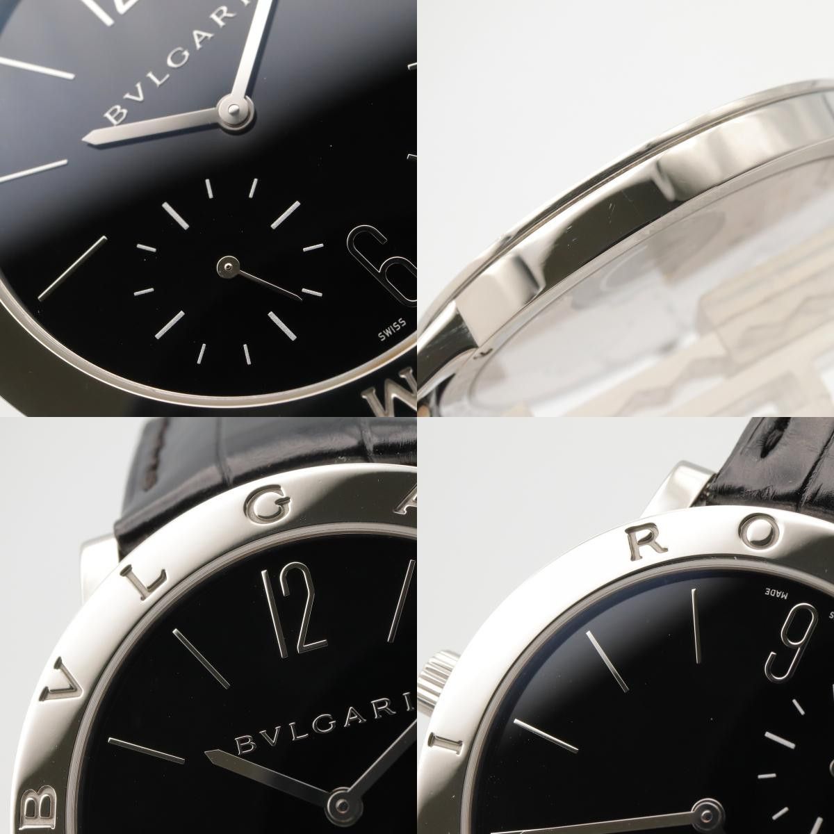 Bvlgari Bvlgari Bvlgari Bvlgari Roma Finissimo Stainless Steel Leather Mens Watch Metal Other BB41SXTRO DUTY FREE for USA Size ONE SIZE - 9 Thumbnail