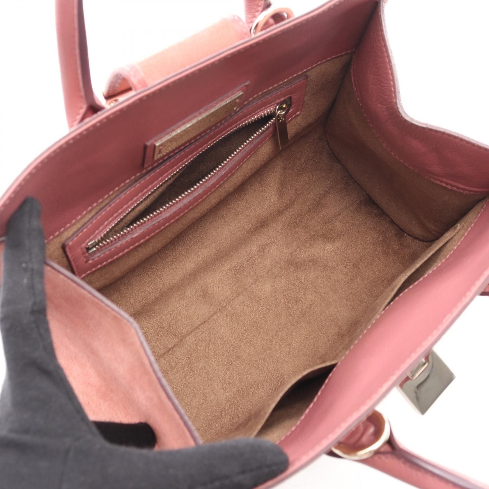 Jimmy Choo Jimmy Choo JIMMY CHOO Suede Leather Handbag Leather Handbag DUTY FREE for USA Size ONE SIZE - 3 Thumbnail