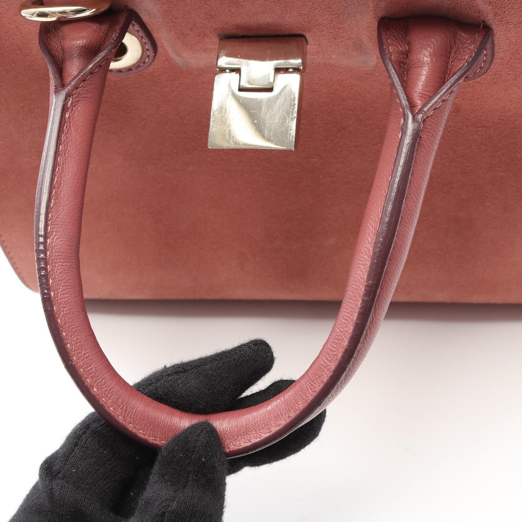 Jimmy Choo Jimmy Choo JIMMY CHOO Suede Leather Handbag Leather Handbag DUTY FREE for USA Size ONE SIZE - 7 Thumbnail