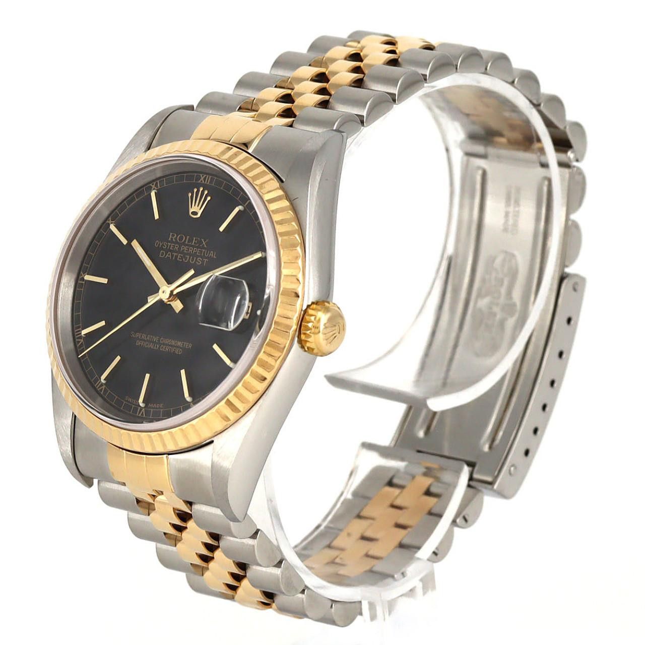 Rolex Rolex Rolex Datejust Stainless Steel Yellow Gold Automatic Metal Automatic 16233 DUTY FREE for USA Size ONE SIZE - 2 Thumbnail