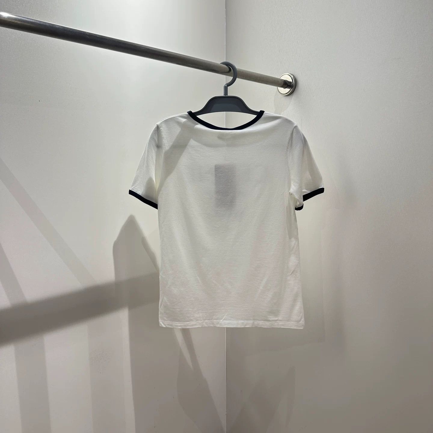 Celine CELINE May73 Logo Print Short-Sleeve Top Size XS / US 0-2 / IT 36-38 - 2 Thumbnail
