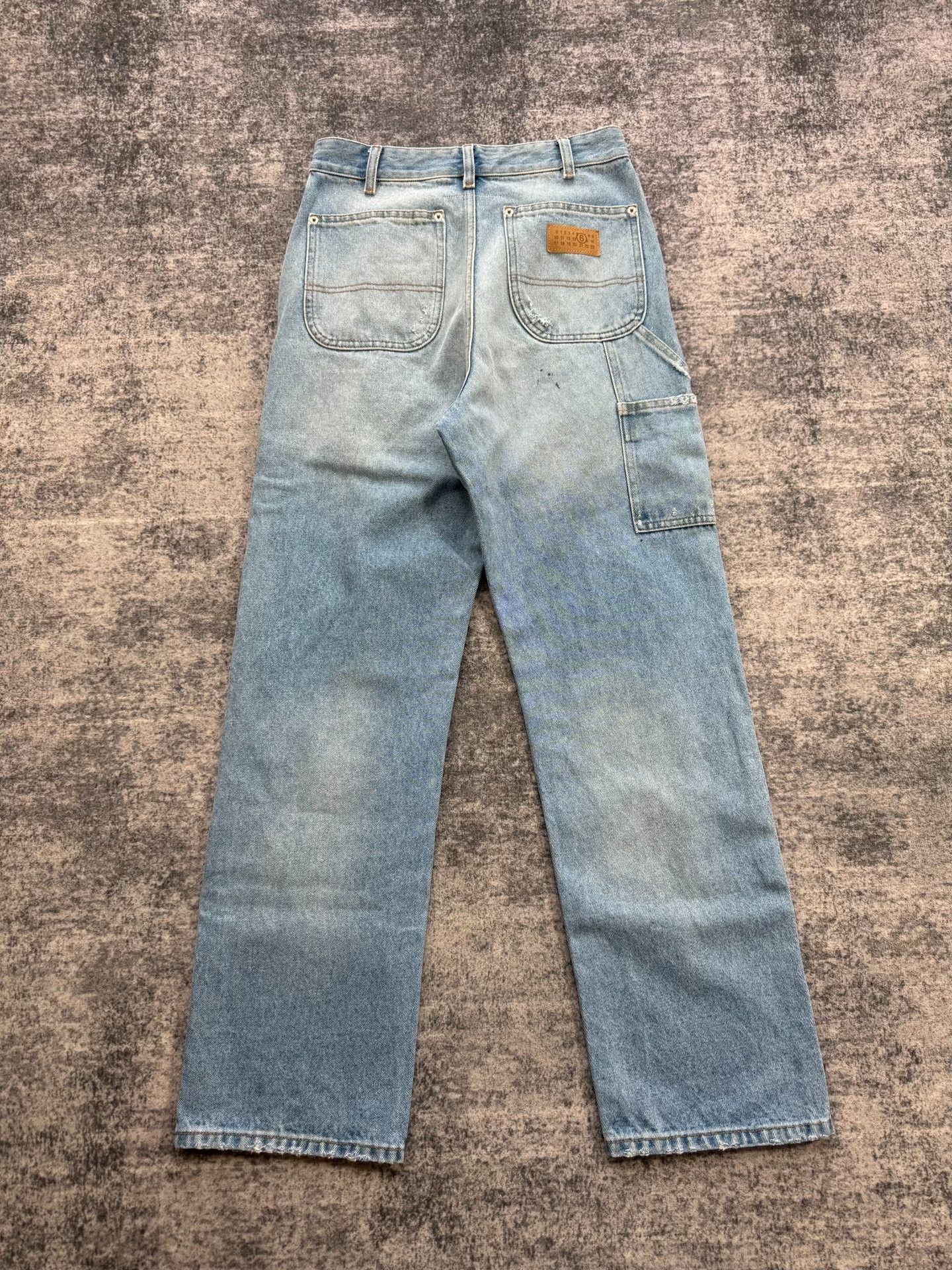 MM6 MM6 SS25 Light Blue Distressed Jeans Size 25" / US 0 / IT 36 - 2 Thumbnail