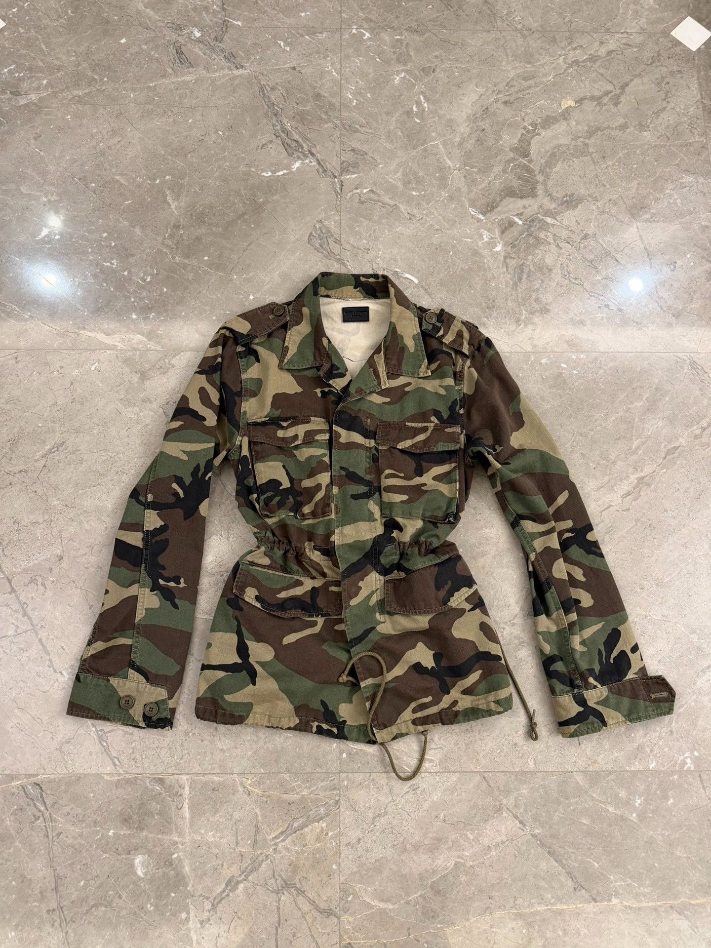 Saint Laurent Paris Saint Laurent Camo Utility Jacket LOVE Star Size US S / EU 44-46 / 1 - 3 Thumbnail