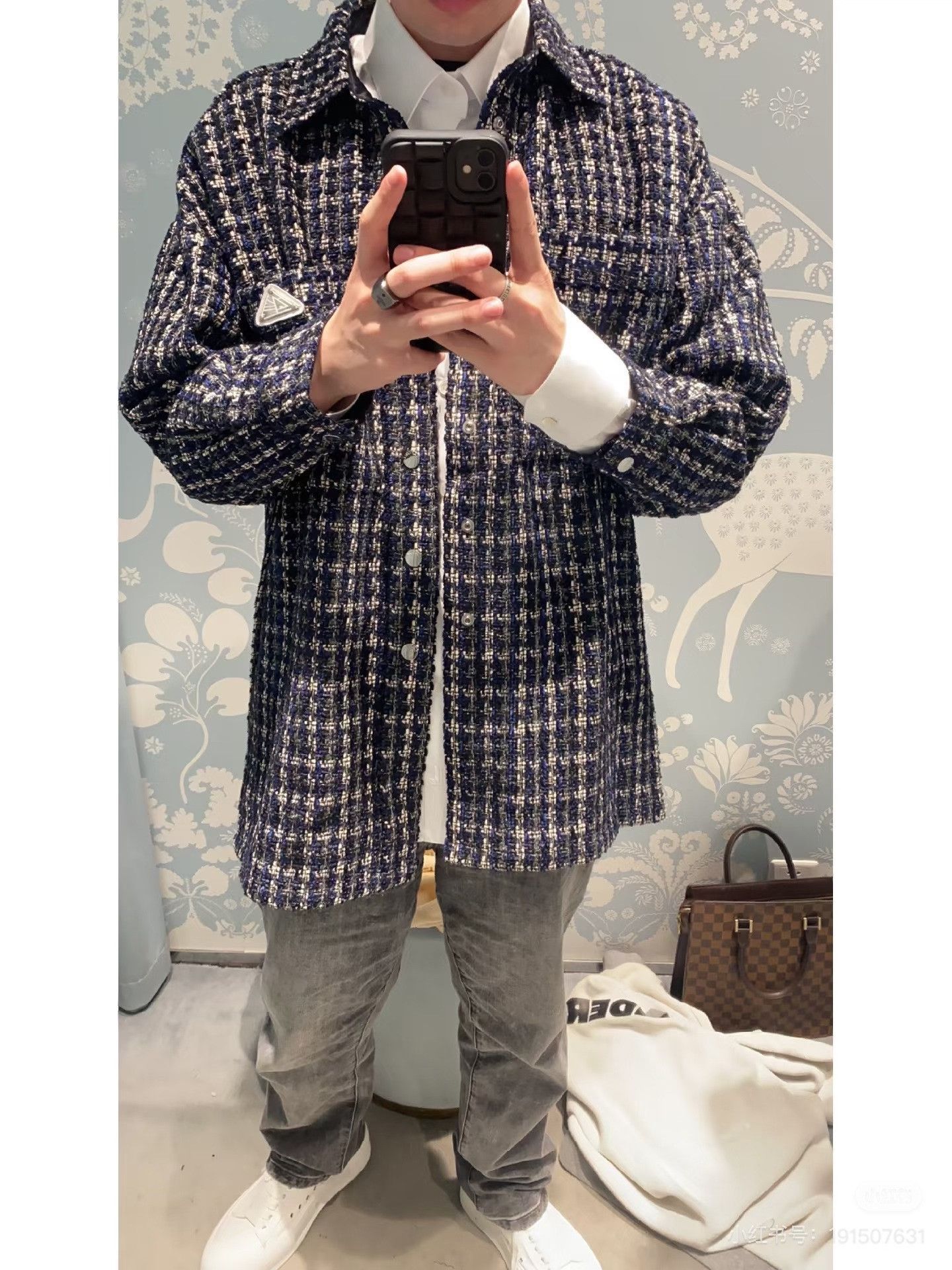 Lanvin Lanvin Black White Check Tweed Coat Size M / US 6-8 / IT 42-44 - 9 Thumbnail