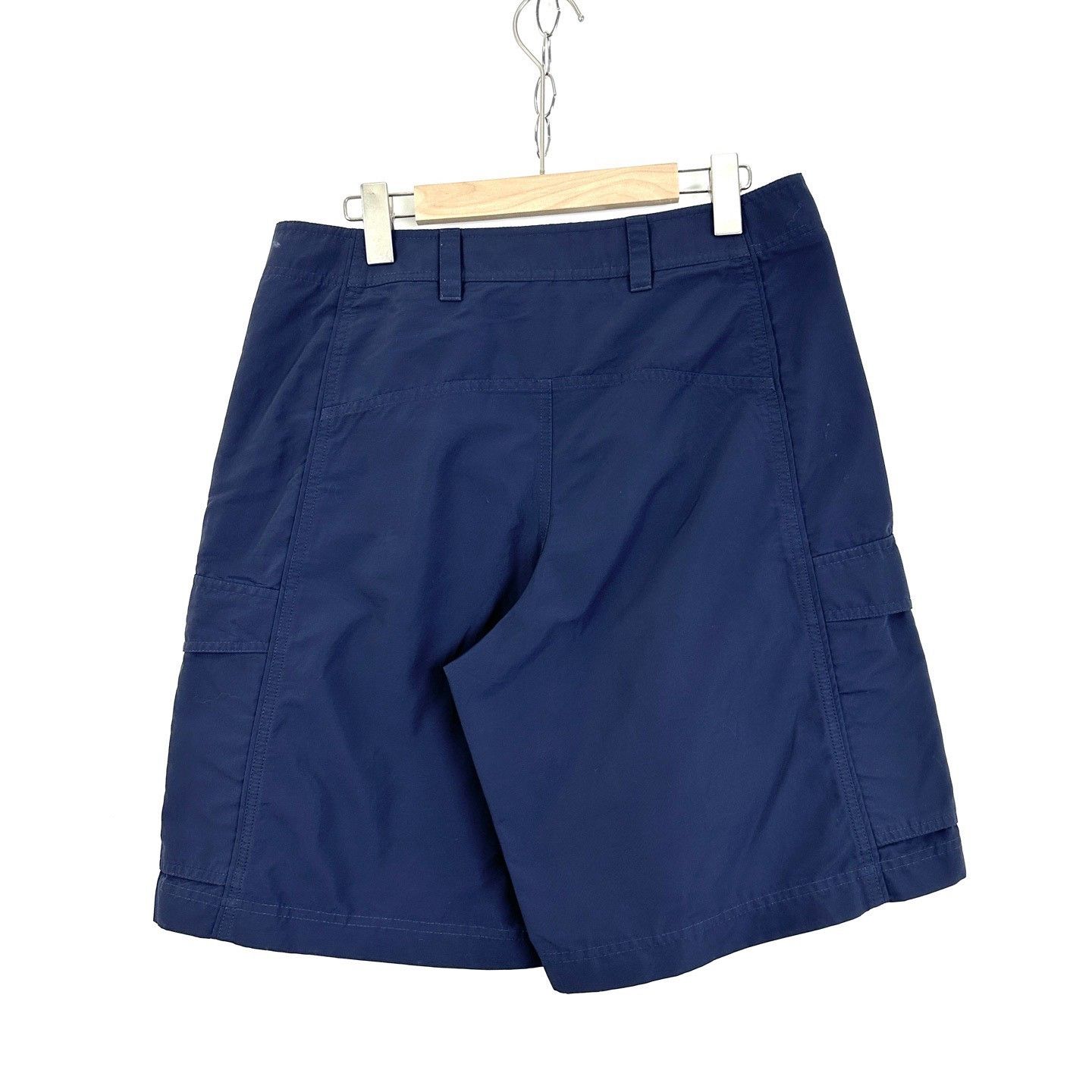 Dior Dior Navy Cargo Shorts with Leather Logo Size US 30 / EU 46 - 2 Thumbnail
