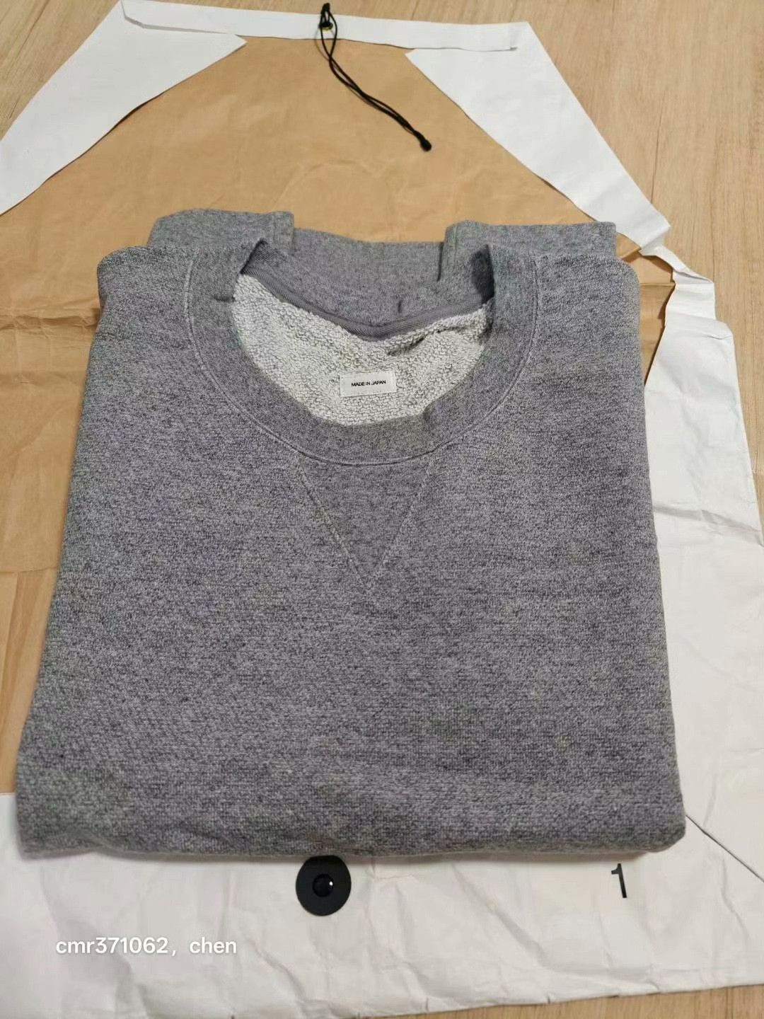 Visvim visvim 20SS Grey Jumbo Sweatshirt Size US S / EU 44-46 / 1 - 8 Thumbnail