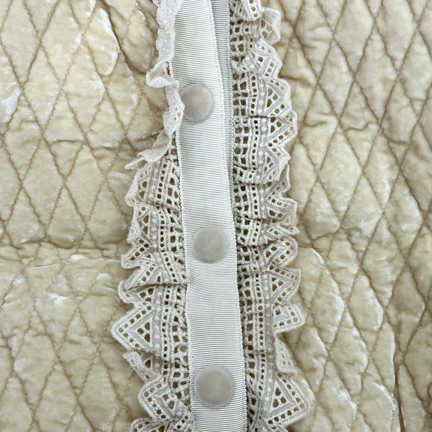 Moncler Moncler Cream Quilted Down Vest Size S / US 4 / IT 40 - 7 Thumbnail