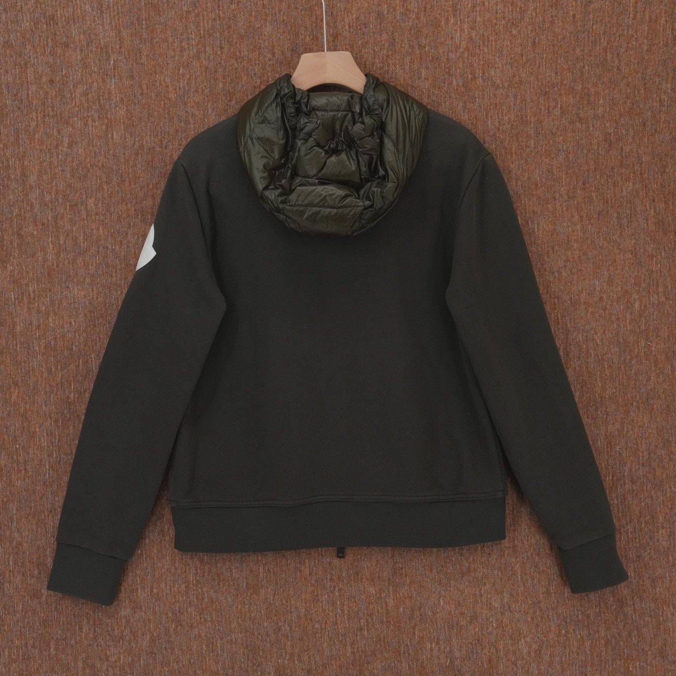 Moncler Moncler Dark Green Zip Hood Down Jacket Size US L / EU 52-54 / 3 - 2 Thumbnail