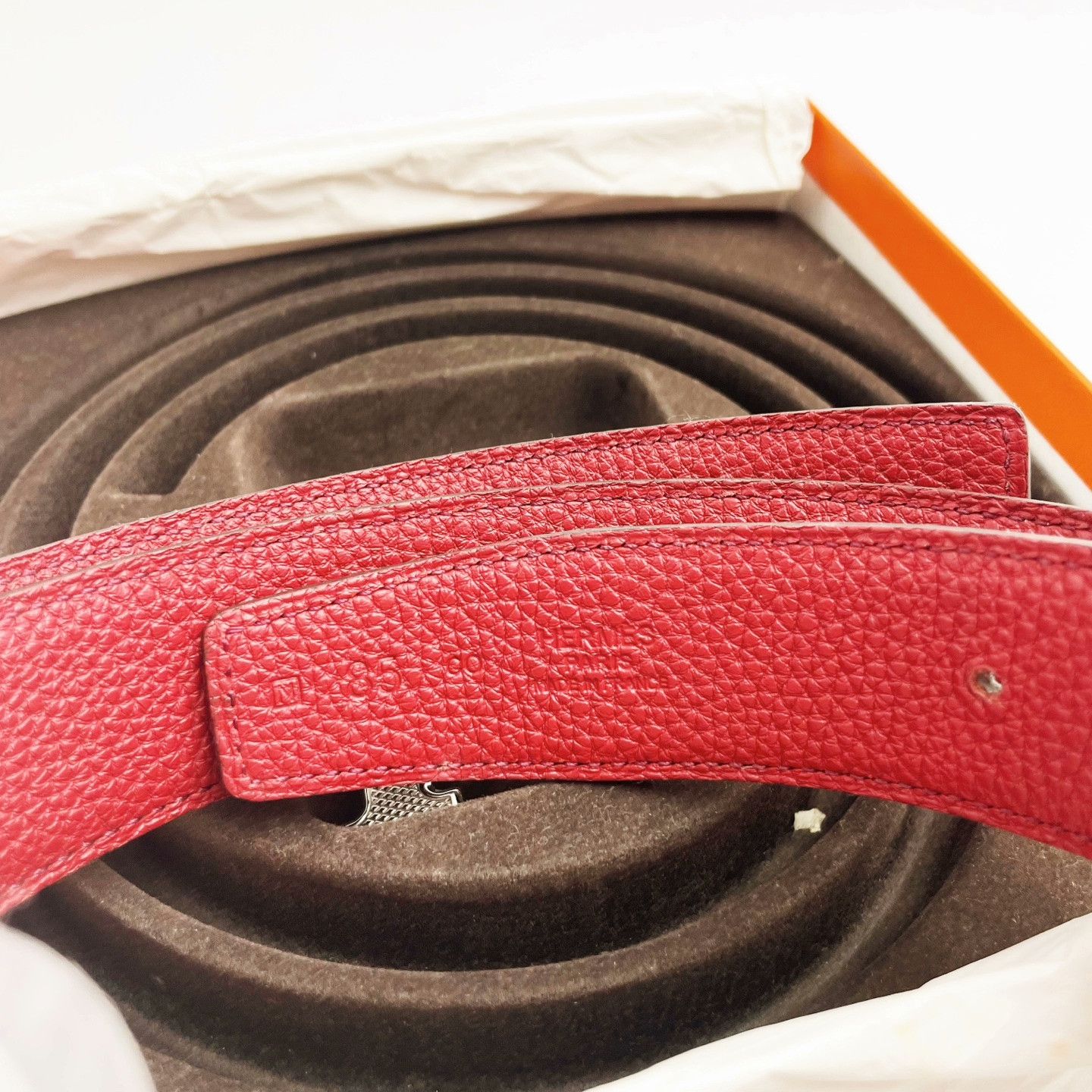 Hermes Hermes Double-Sided H Belt Silver Buckle Size ONE SIZE - 5 Thumbnail
