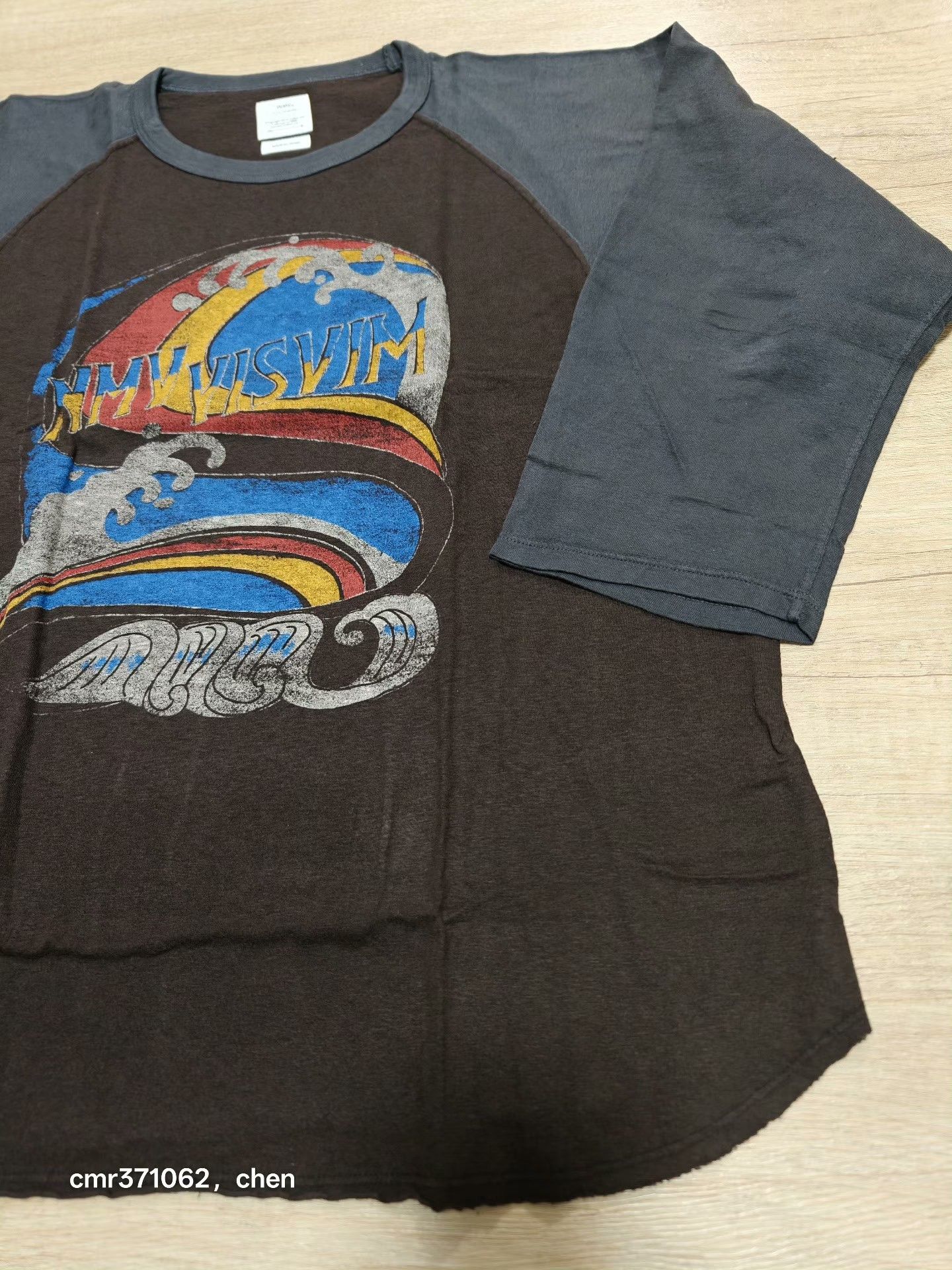 Visvim visvim 21AW Gridiron Distressed Raglan Tee Size US L / EU 52-54 / 3 - 3 Thumbnail