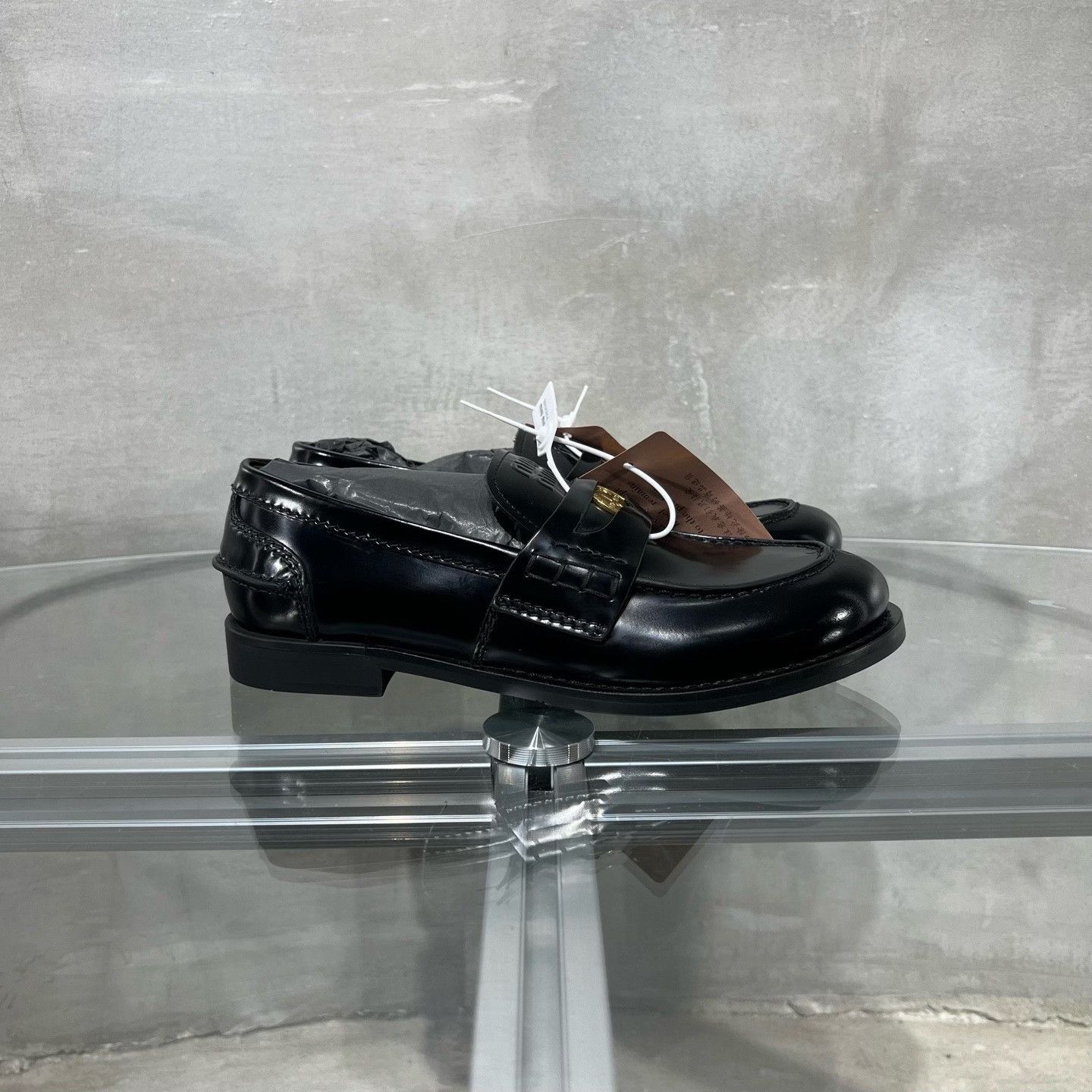 Miu Miu Miu Miu 25SS Gold Coin Loafers Size US 5.5 / IT 35.5 - 4 Thumbnail