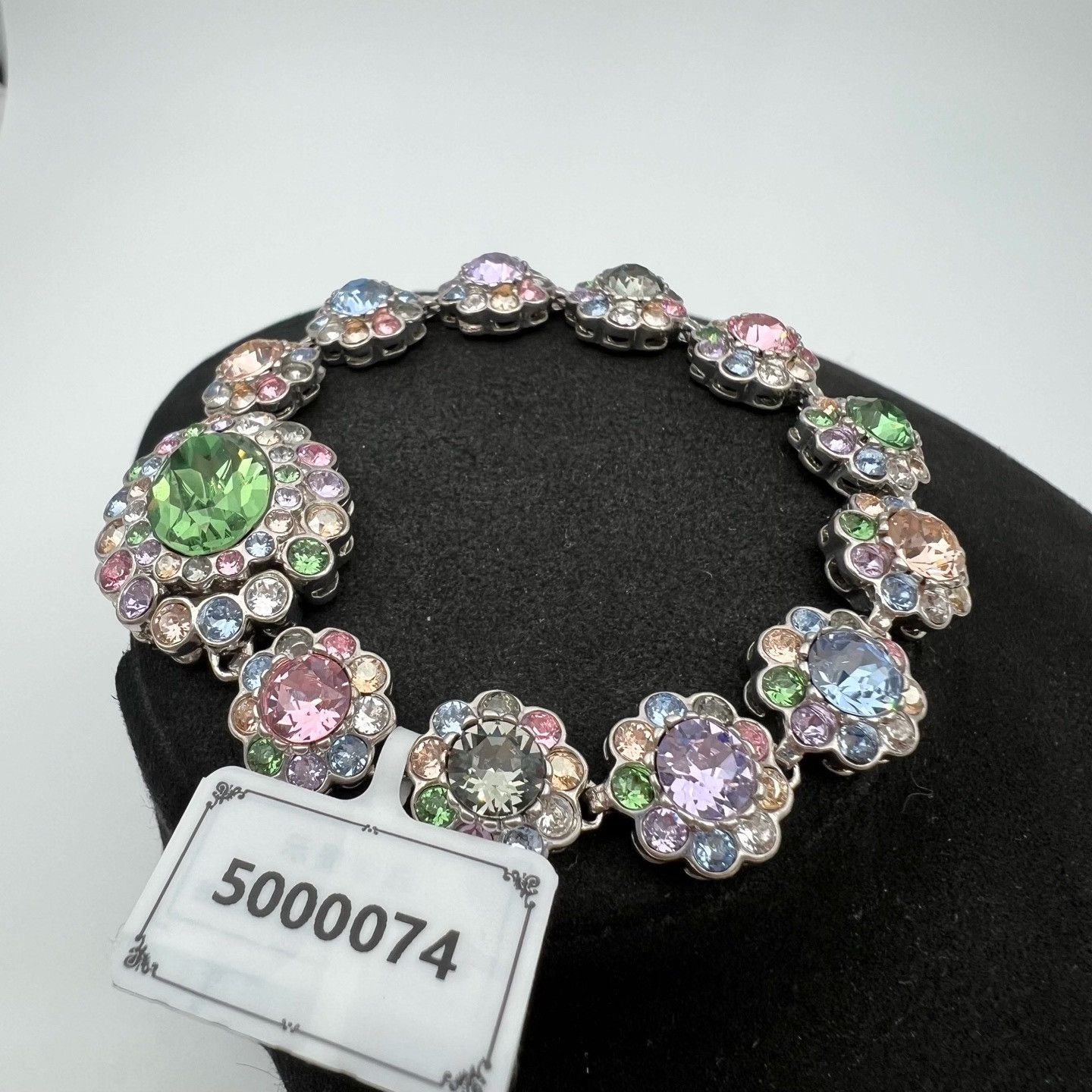 Miu Miu MIUMIU Colorful Crystal Bracelet Size ONE SIZE - 2 Thumbnail