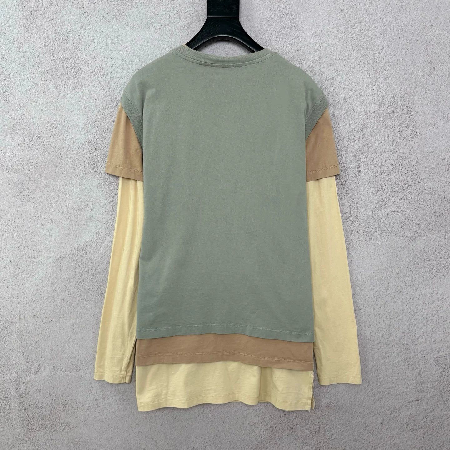 Miu Miu MIUMIU Layered Logo Long-sleeve T-shirt Size M / US 6-8 / IT 42-44 - 2 Thumbnail