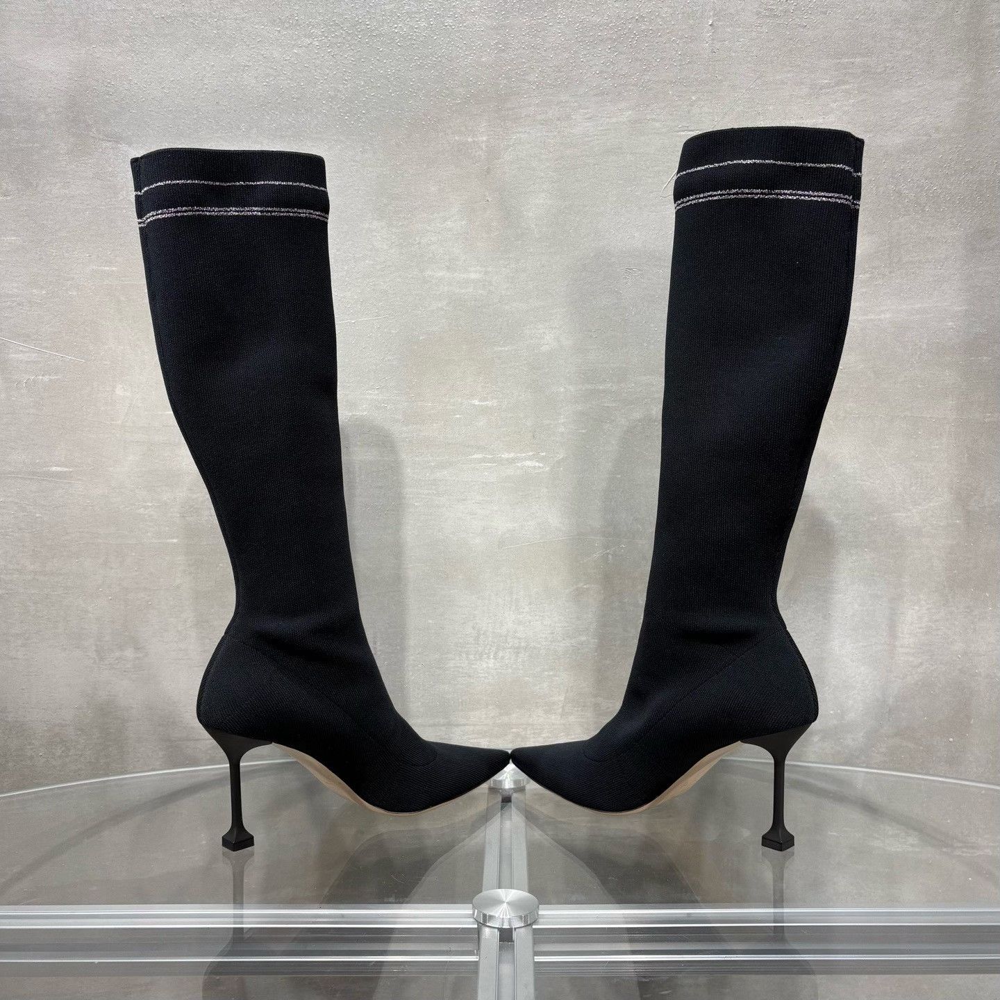 Miu Miu Miu Miu Black Over-the-Knee Boots Size US 6 / IT 36 - 5 Thumbnail