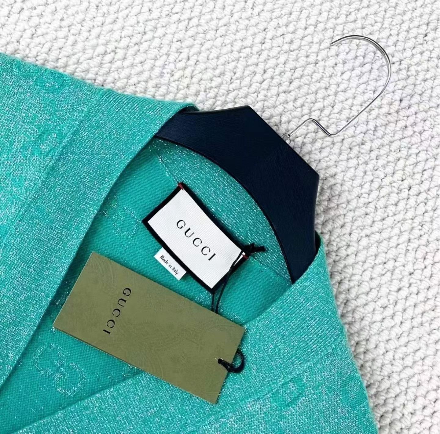 Gucci Gucci Lake Green Double G Knit Cardigan Size US M / EU 48-50 / 2 - 3 Thumbnail
