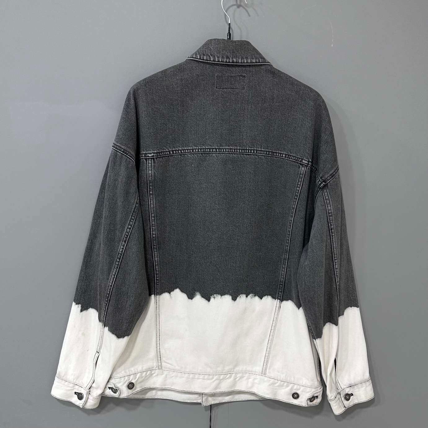Givenchy Givenchy White Gray Washed Denim Jacket Size US M / EU 48-50 / 2 - 3 Thumbnail